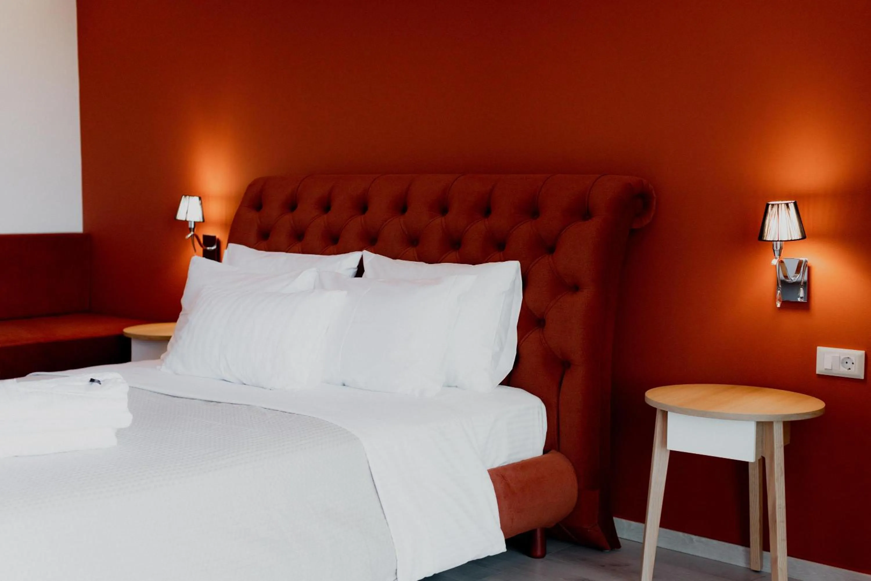 Bed in Palacio del Sol Luxury Apartments