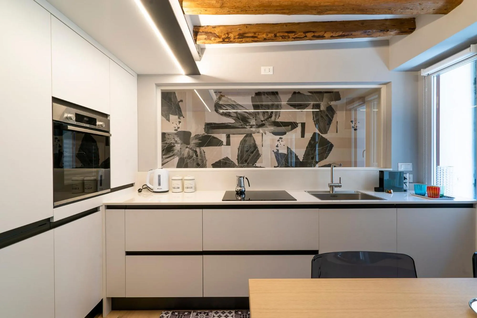 Kitchen or kitchenette in San Stae Glamour