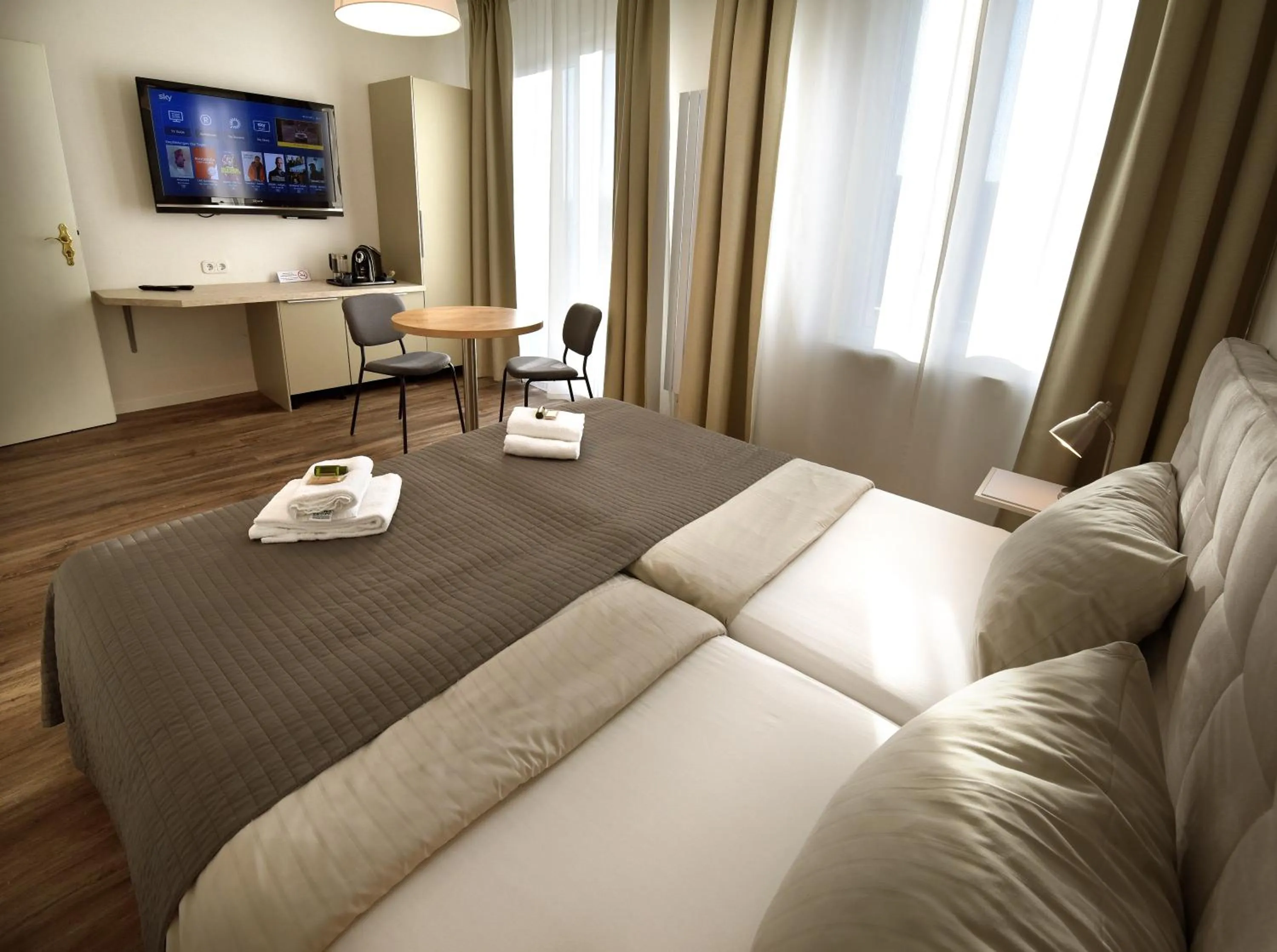 Bed in Hotel Bürgerhof