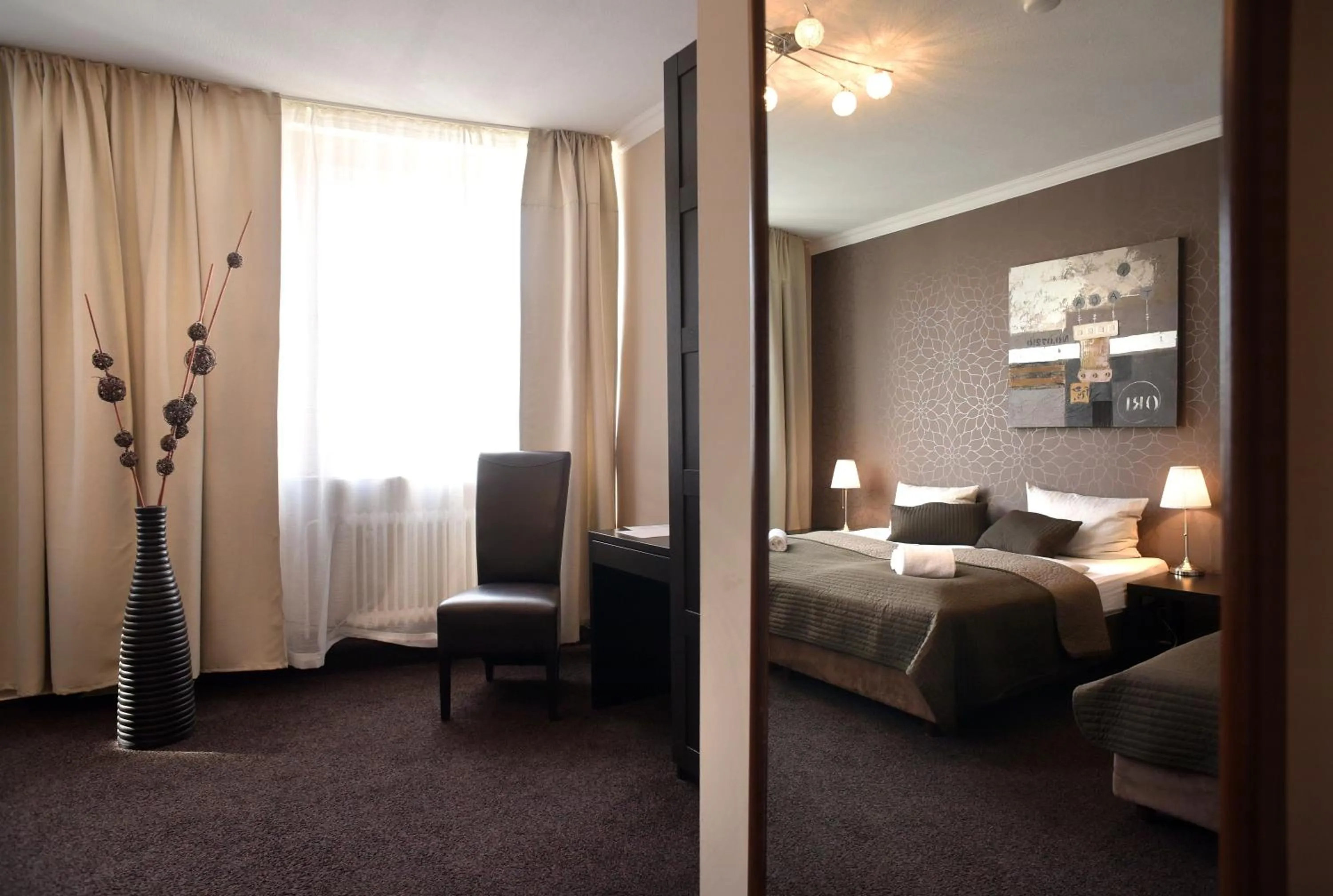 Photo of the whole room, Bed in Hotel Bürgerhof