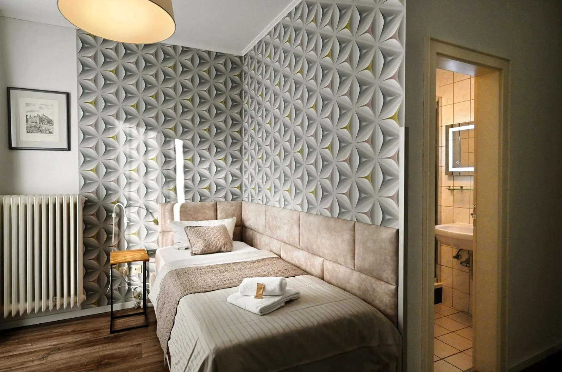 Photo of the whole room, Bed in Hotel Bürgerhof