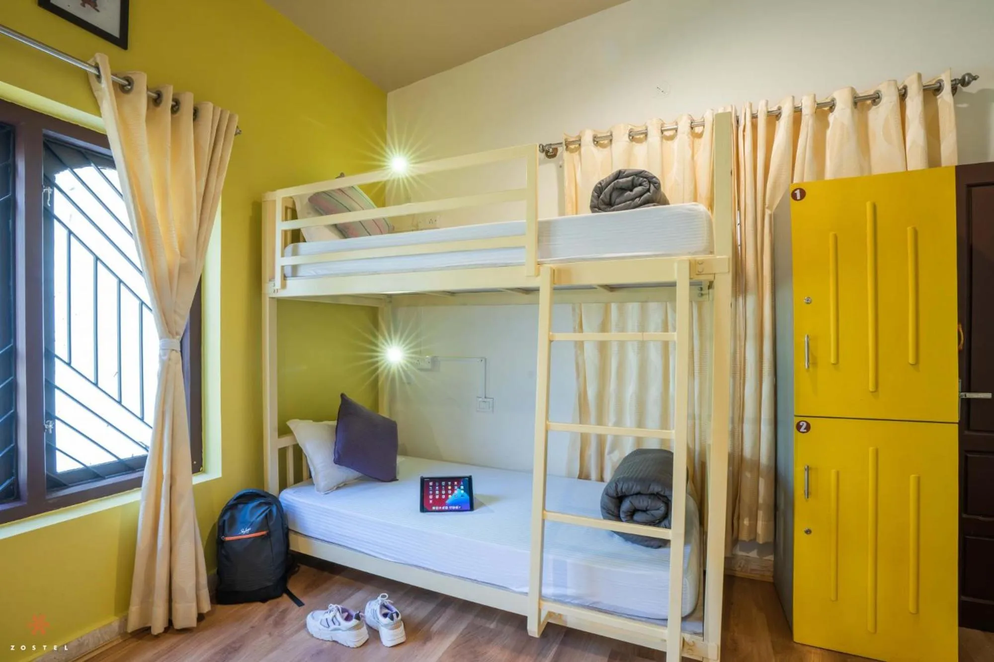 Bed in Zostel Coorg, Madikeri