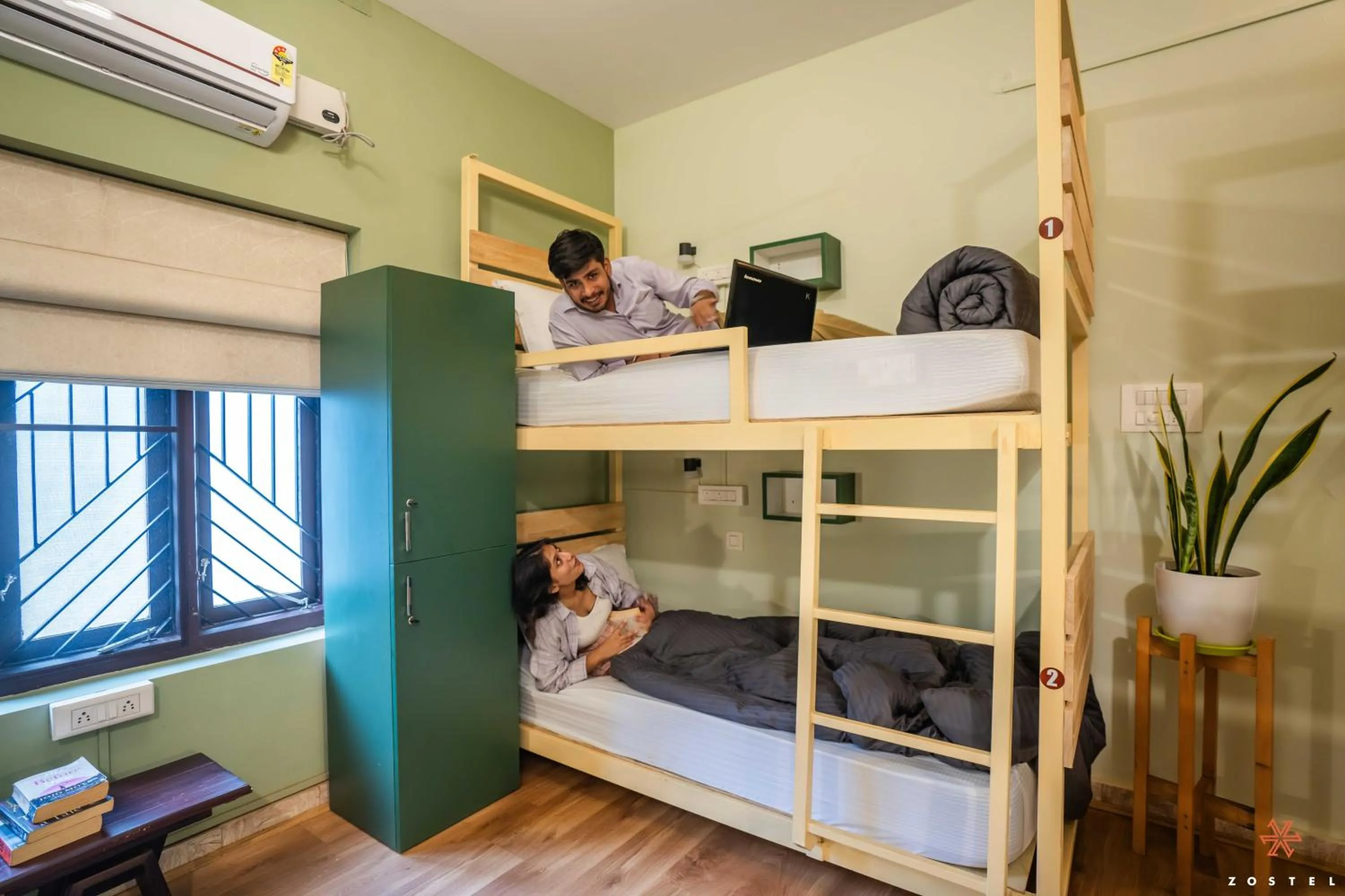 Bed in Zostel Coorg, Madikeri