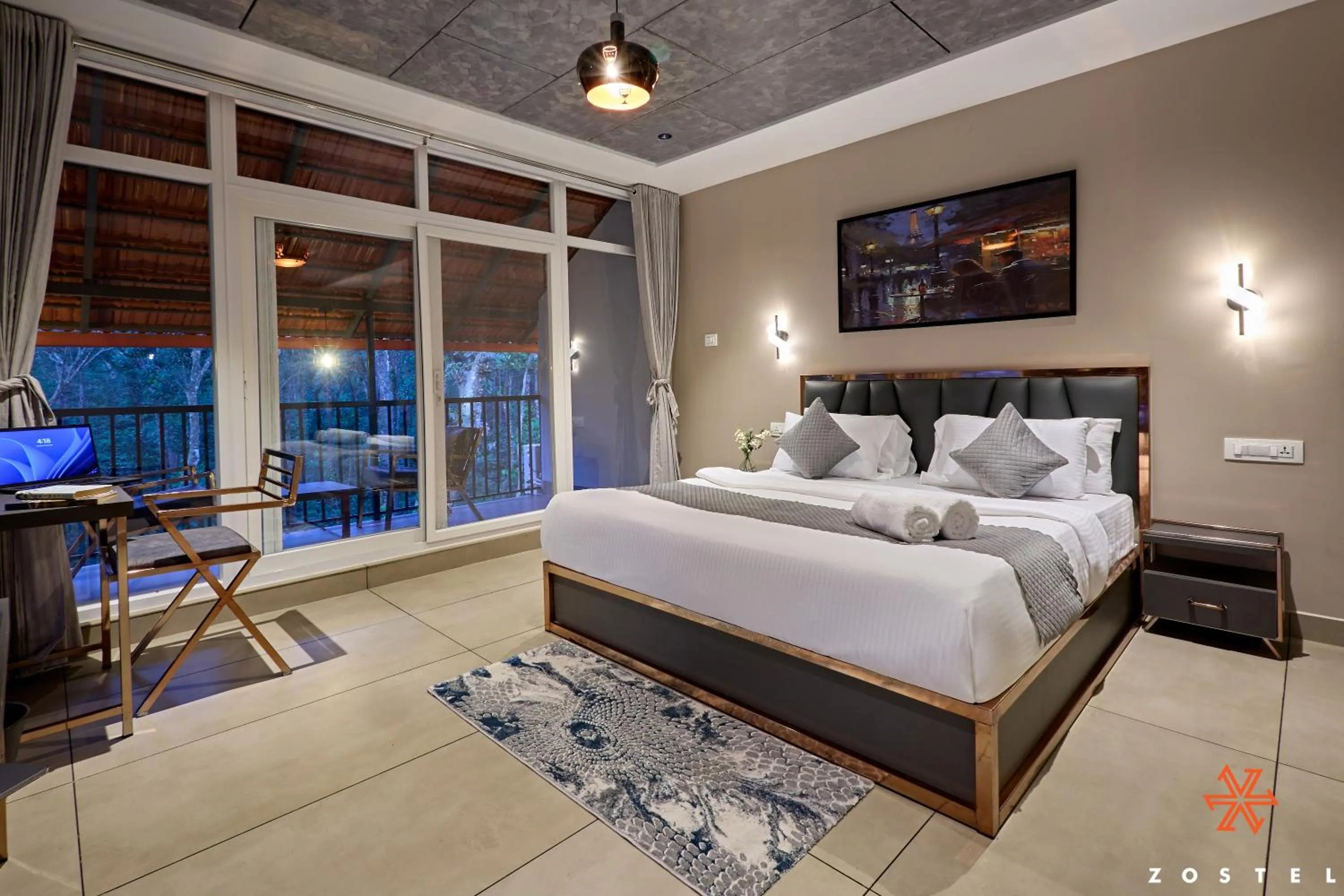 Bed in Zostel Coorg, Madikeri