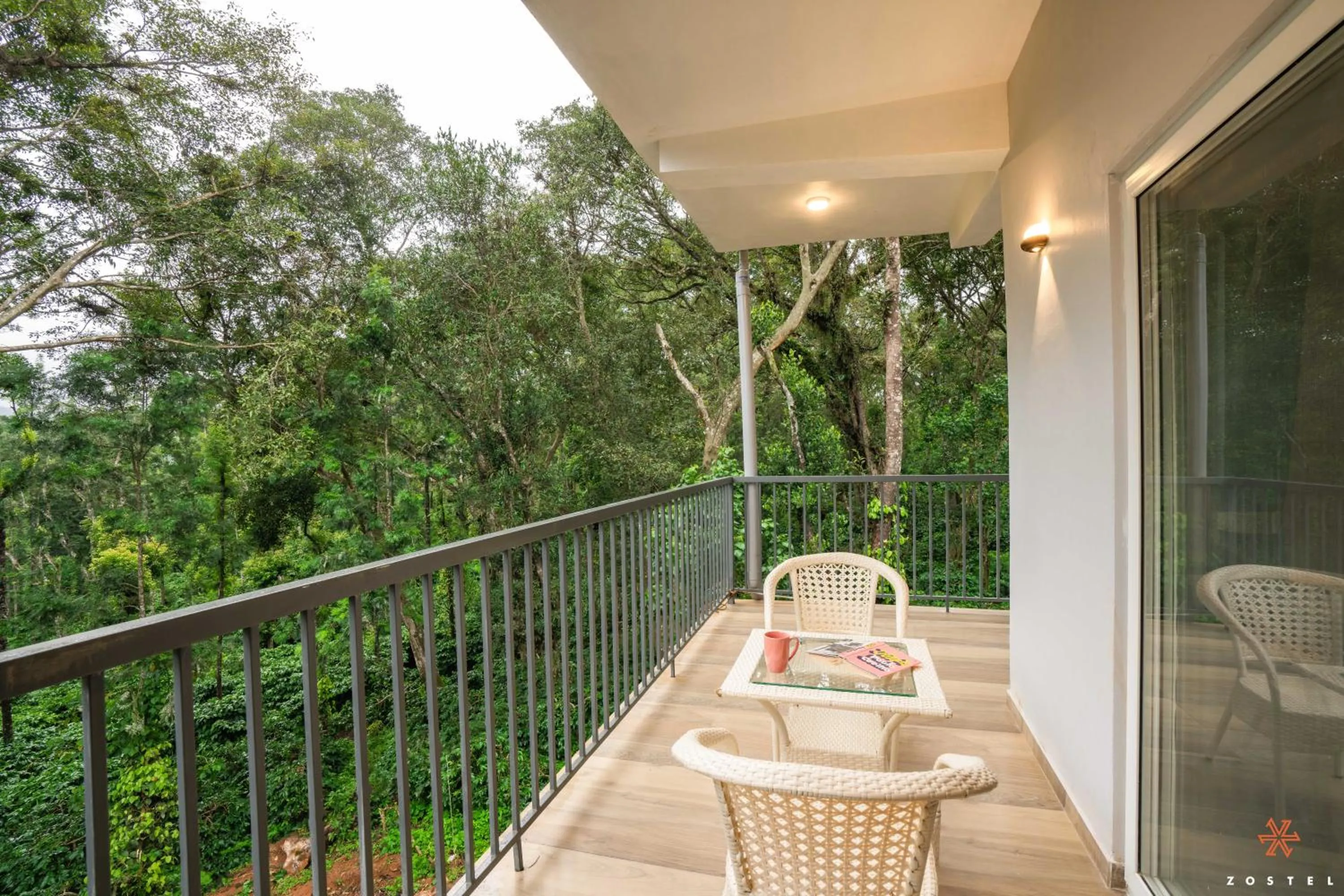 Balcony/Terrace in Zostel Coorg, Madikeri