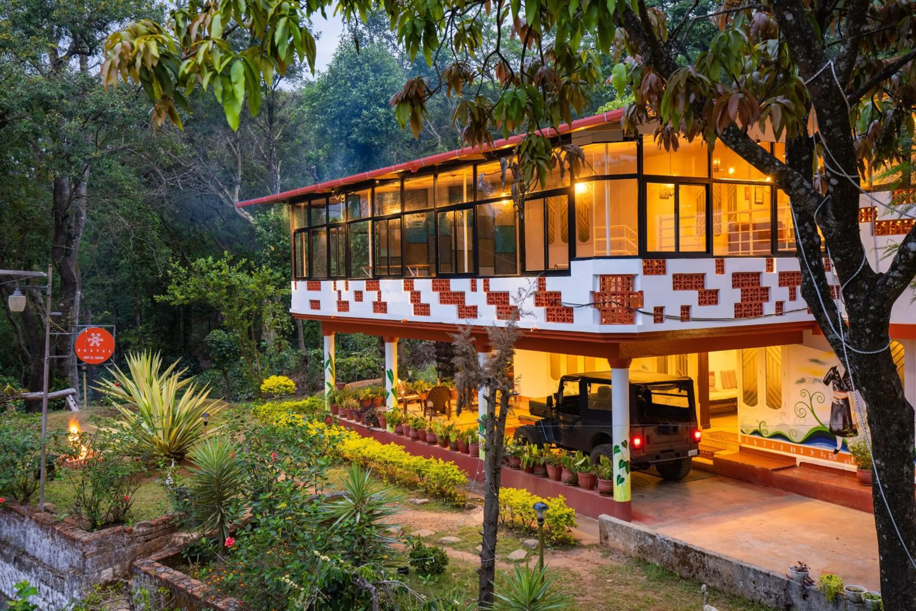 Property building in Zostel Coorg, Madikeri