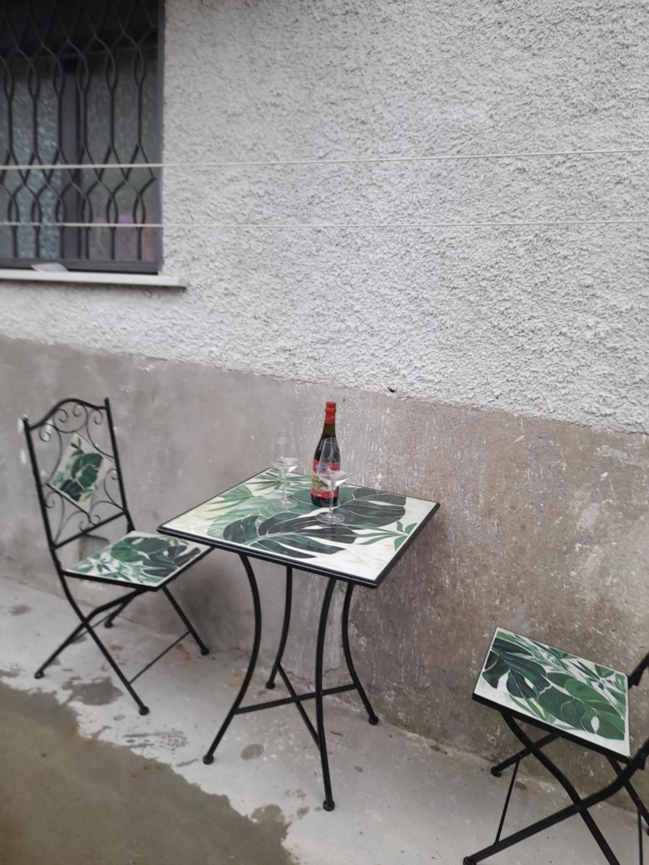 Inner courtyard view in Il Rifugio del Cuore