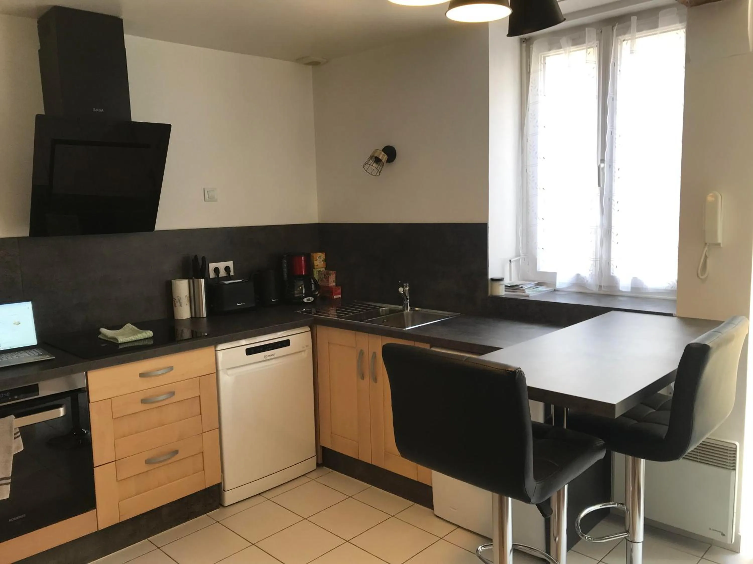 Kitchen or kitchenette in Chablis Appart