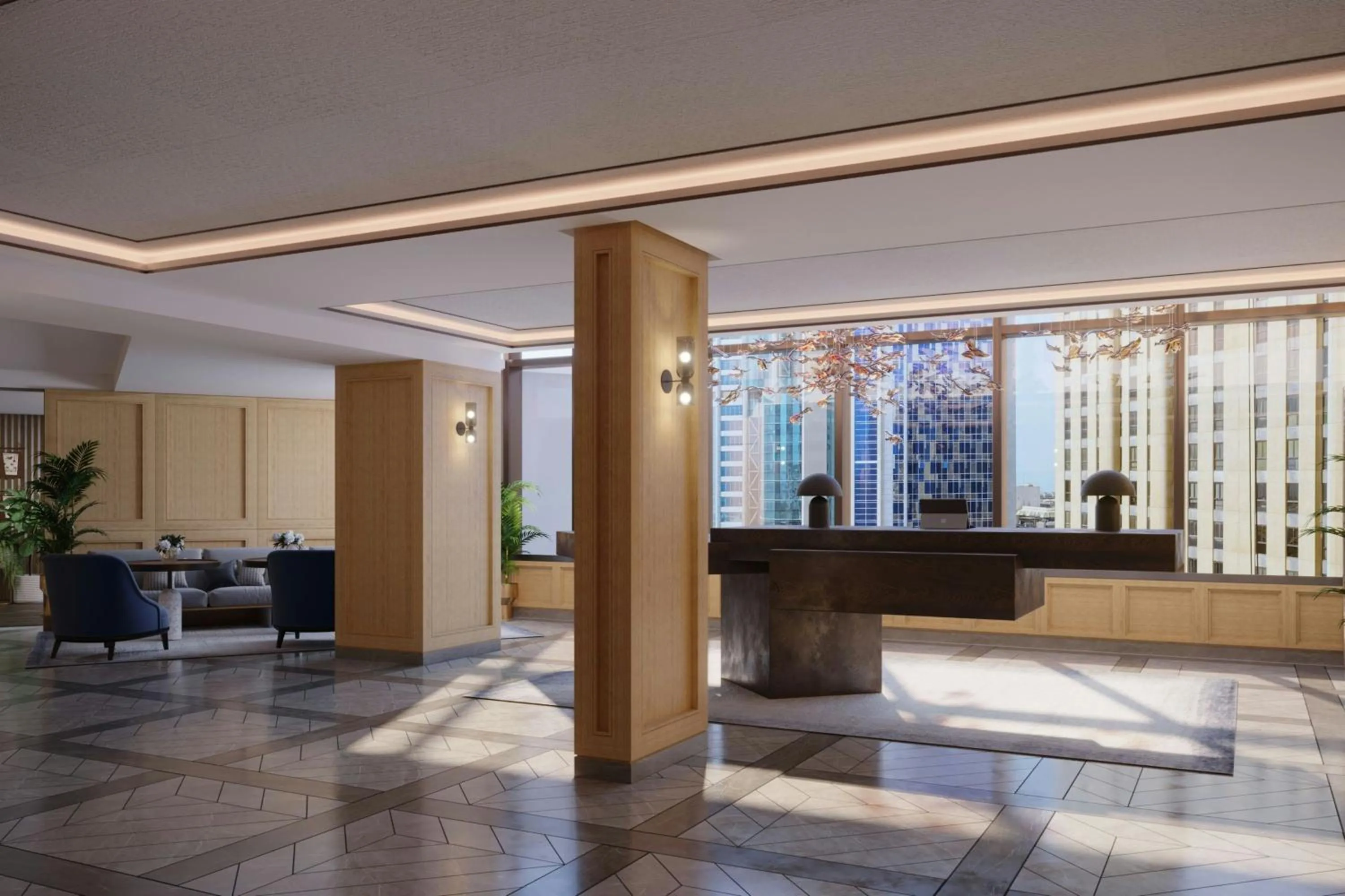 Lobby or reception in JW Marriott Hotel Kuwait