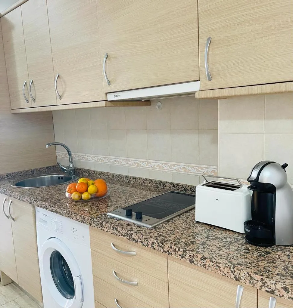 Kitchen or kitchenette in Puerta del Sol TRM only adults Aparts