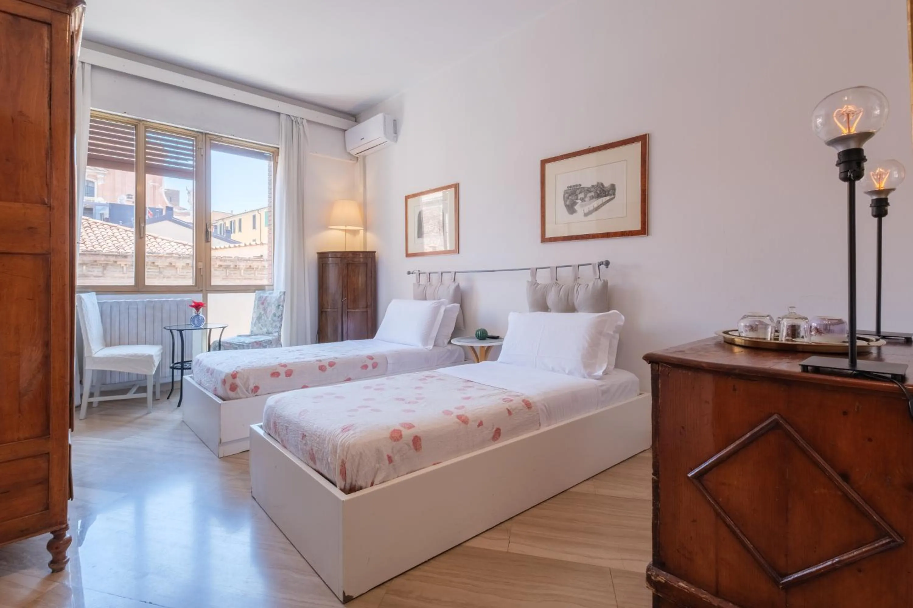 Bed in Cristina Rossi Bed&Breakfast