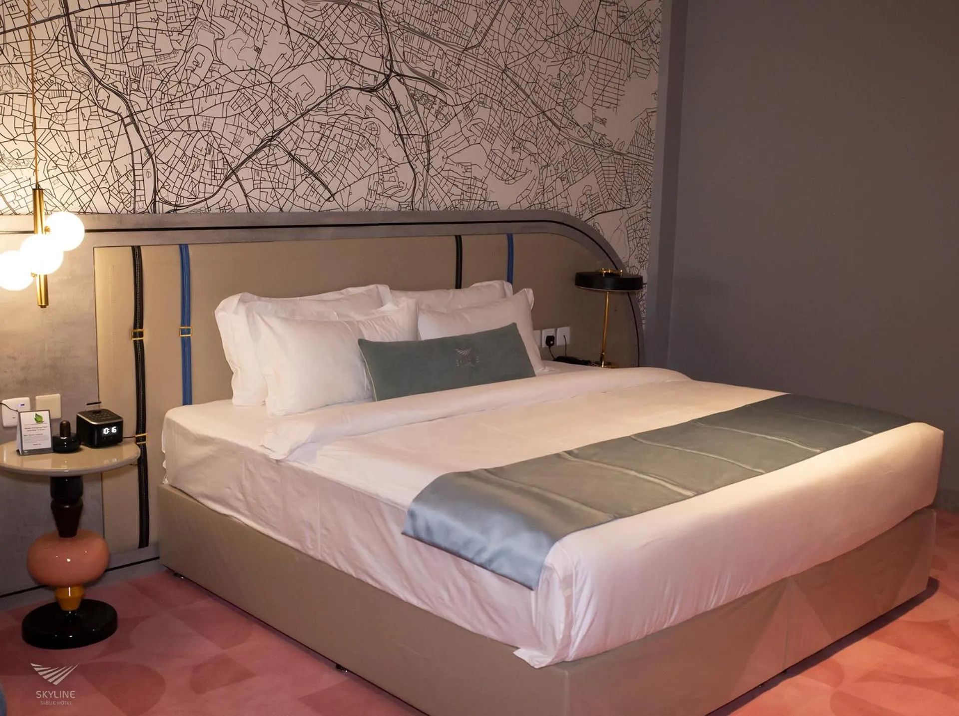 Bed in Skyline Tabuk Hotel