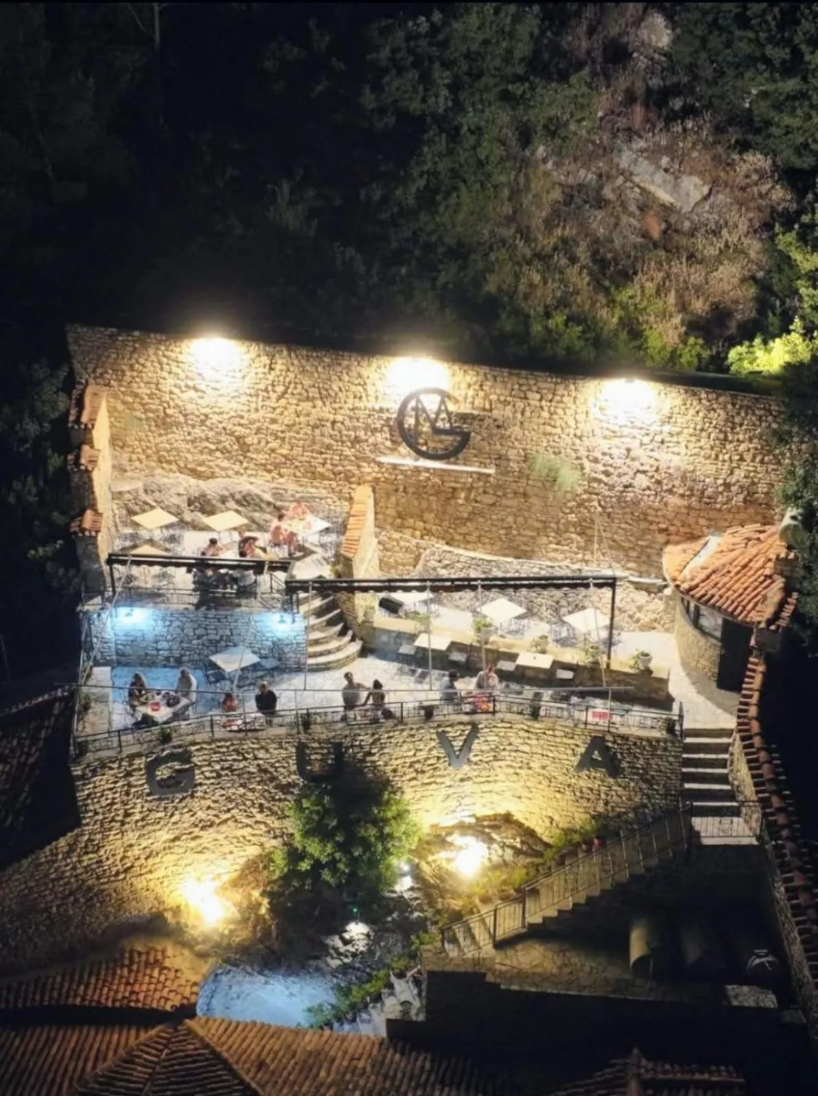 Property building in Guva Mangalem Boutique Hotel & Restaurant - Old Town Mangalem