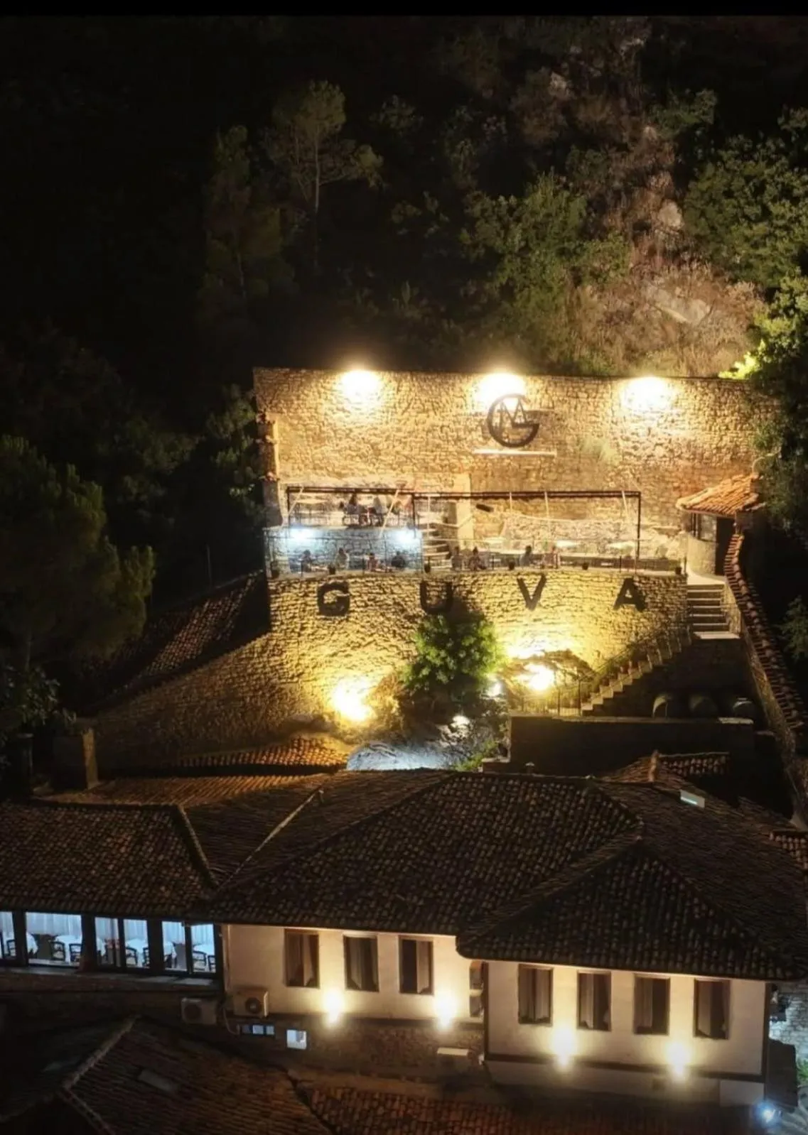 Property building in Guva Mangalem Boutique Hotel & Restaurant - Old Town Mangalem