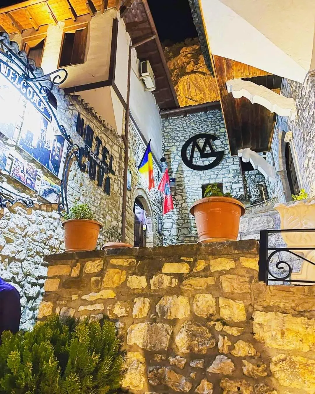 Property building in Guva Mangalem Boutique Hotel & Restaurant - Old Town Mangalem
