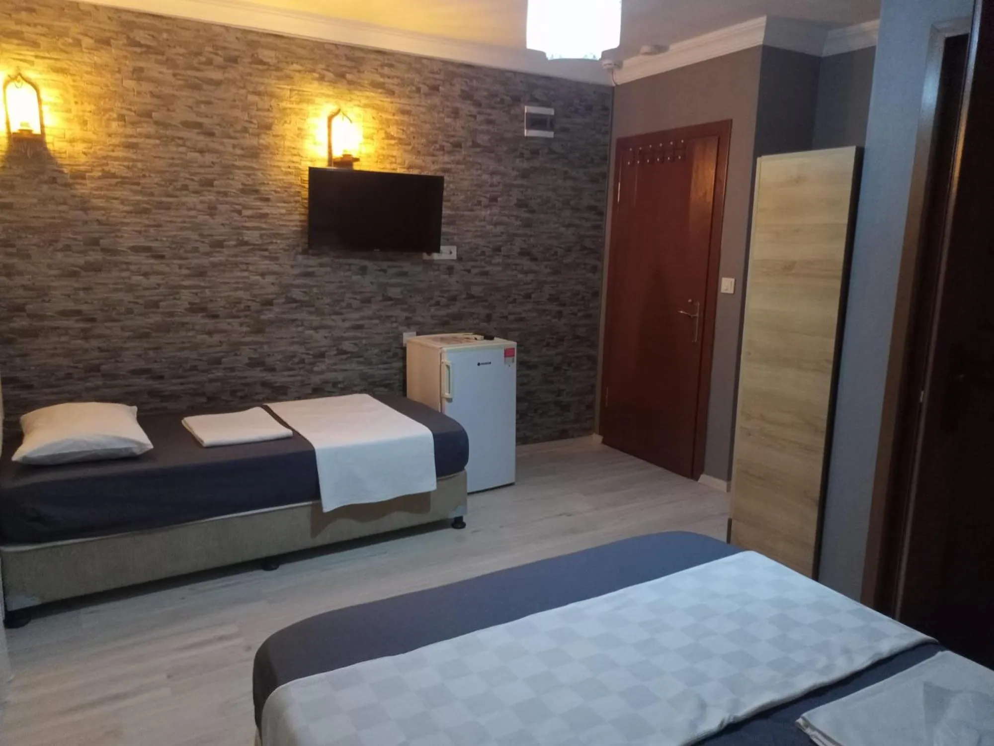 Bed in yelken apart hotel