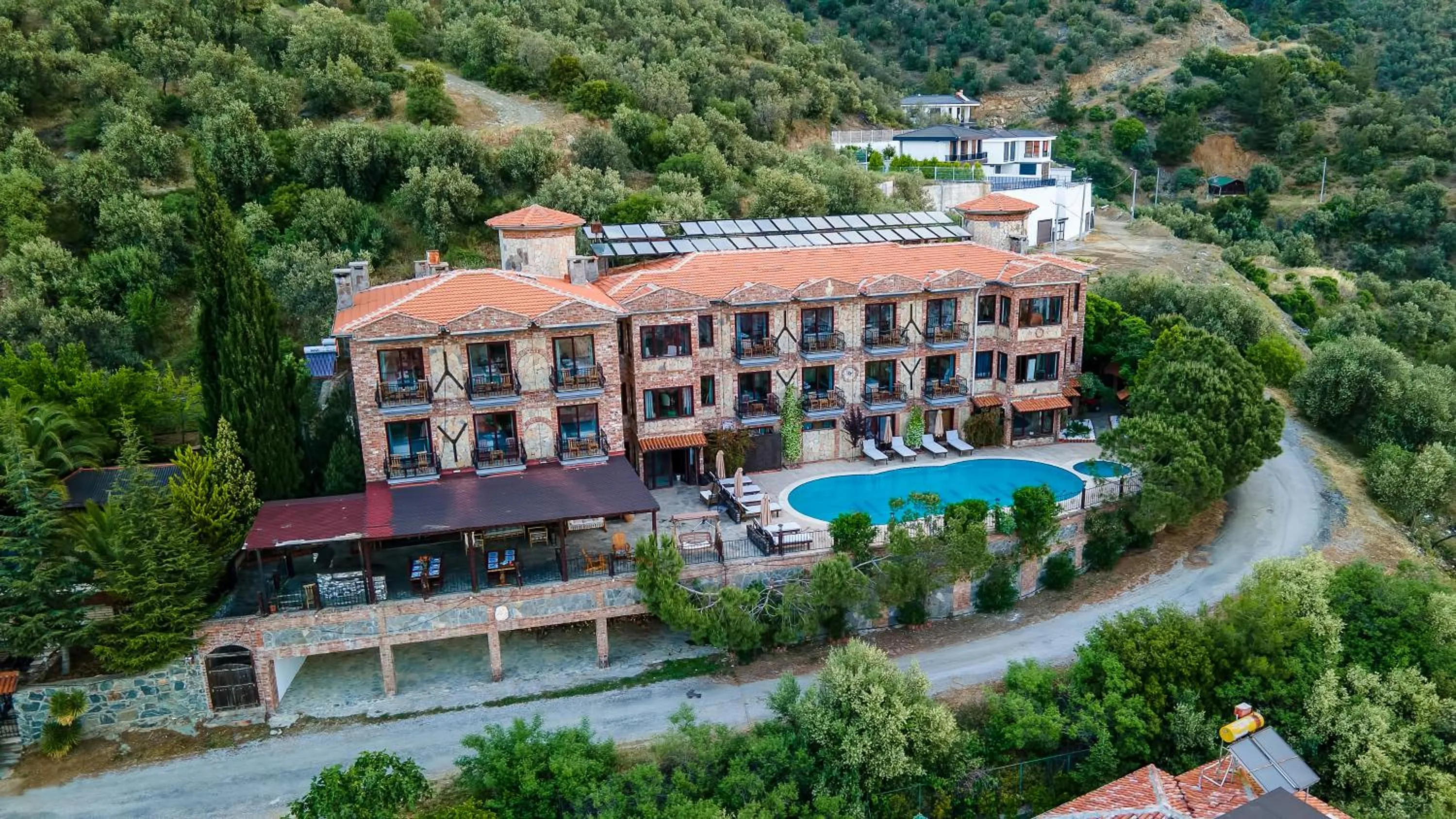 Bird's eye view in Papazlıkhan Hotel