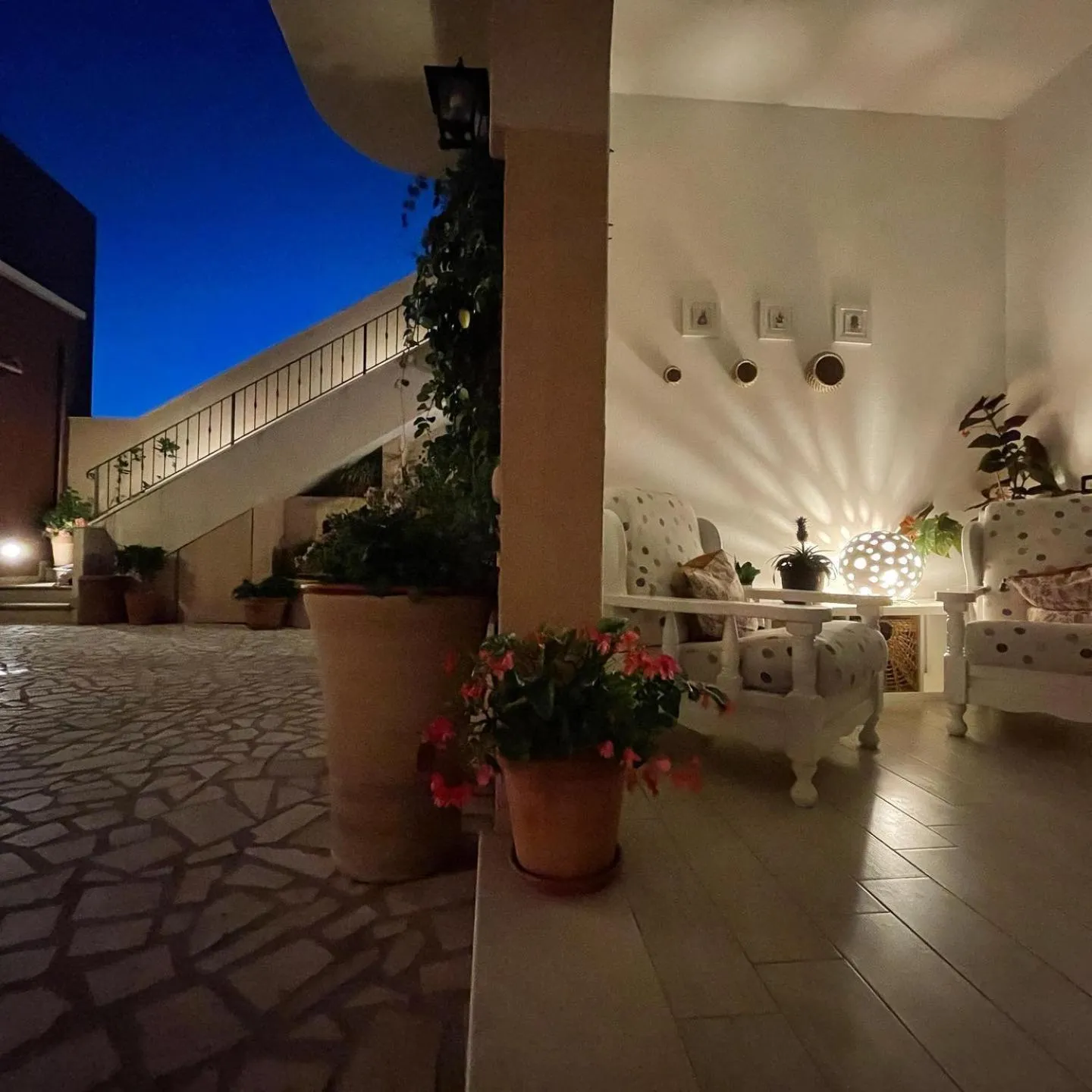 Inner courtyard view in B&b il Patio