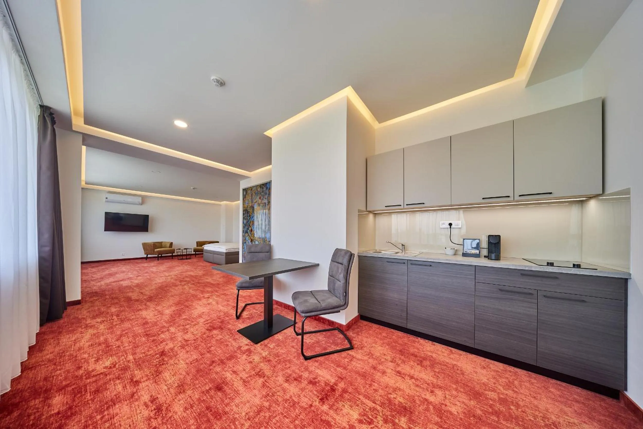 Kitchen or kitchenette in Hotel Hertz