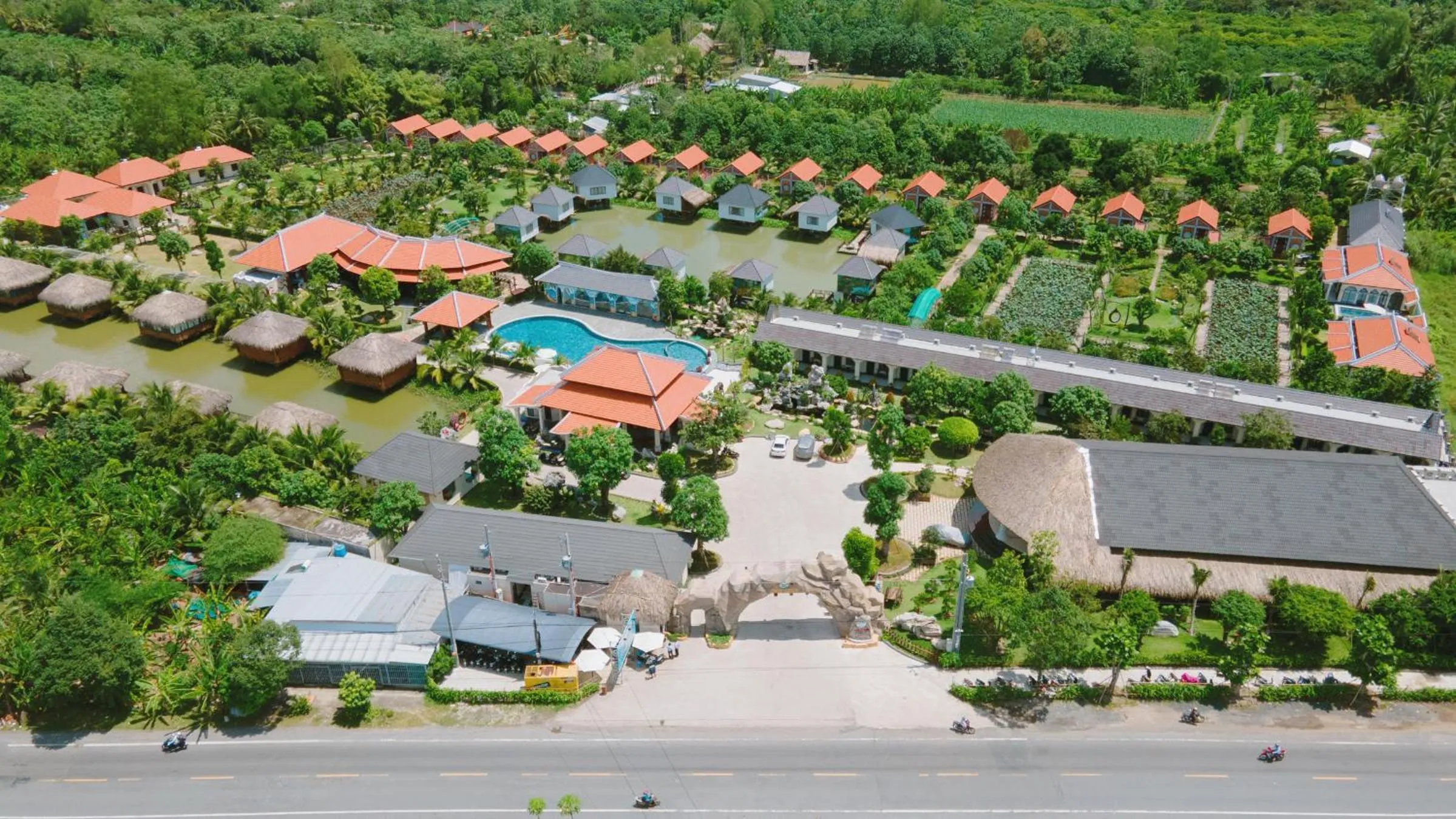 Property building in Cantho Eco Resort