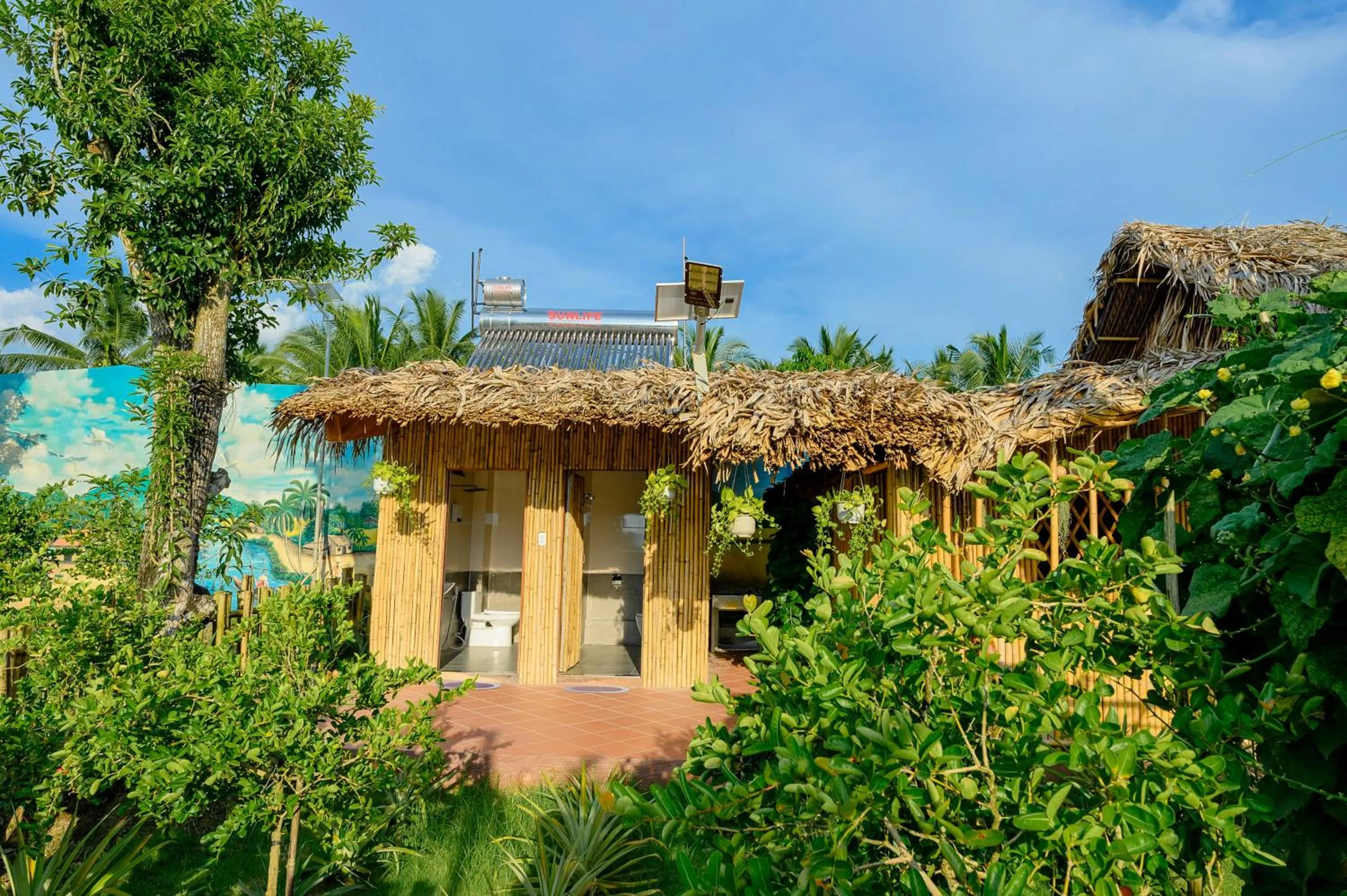 Shower in Cantho Eco Resort