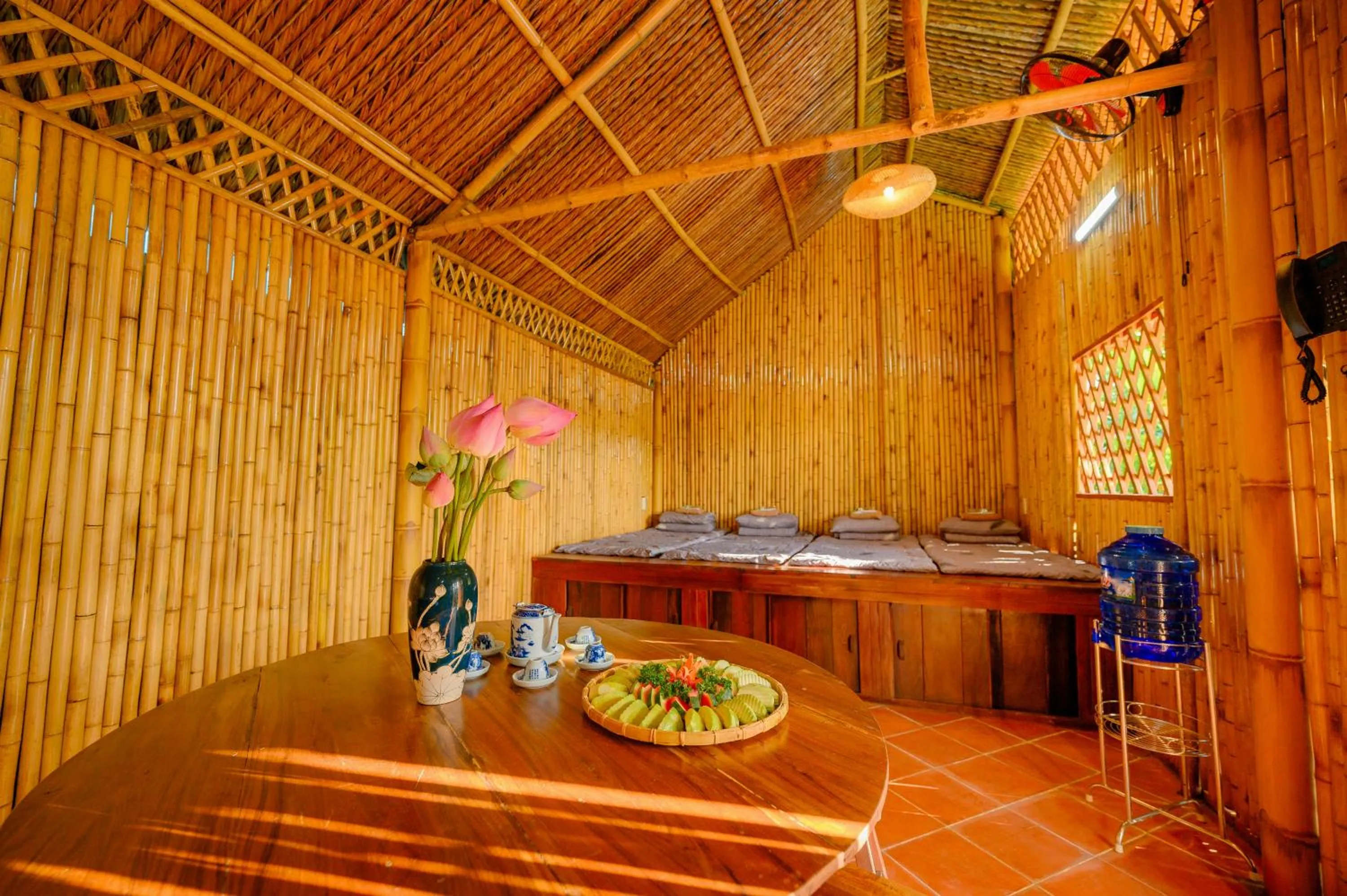 Bed in Cantho Eco Resort