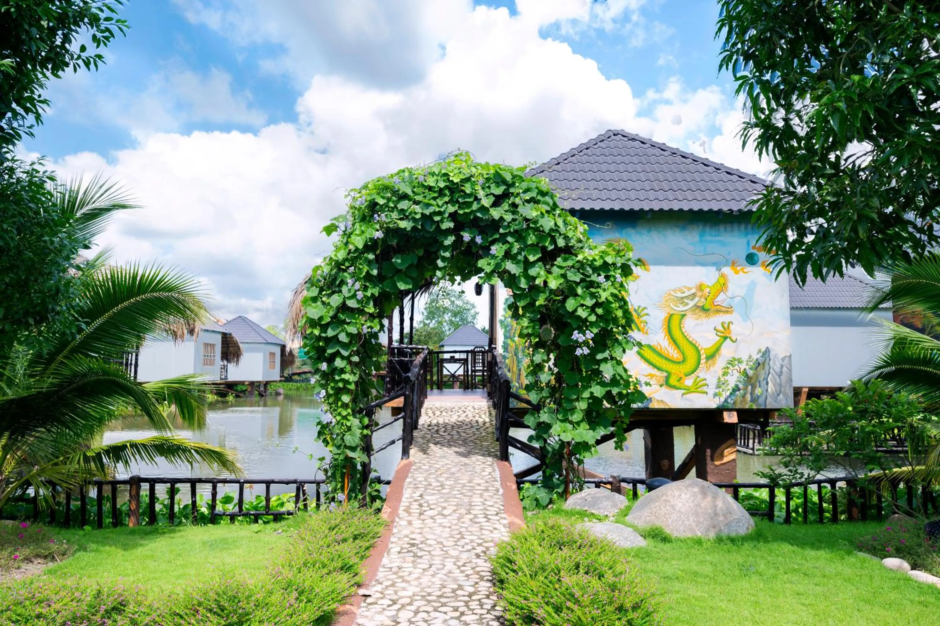 Lake view in Cantho Eco Resort