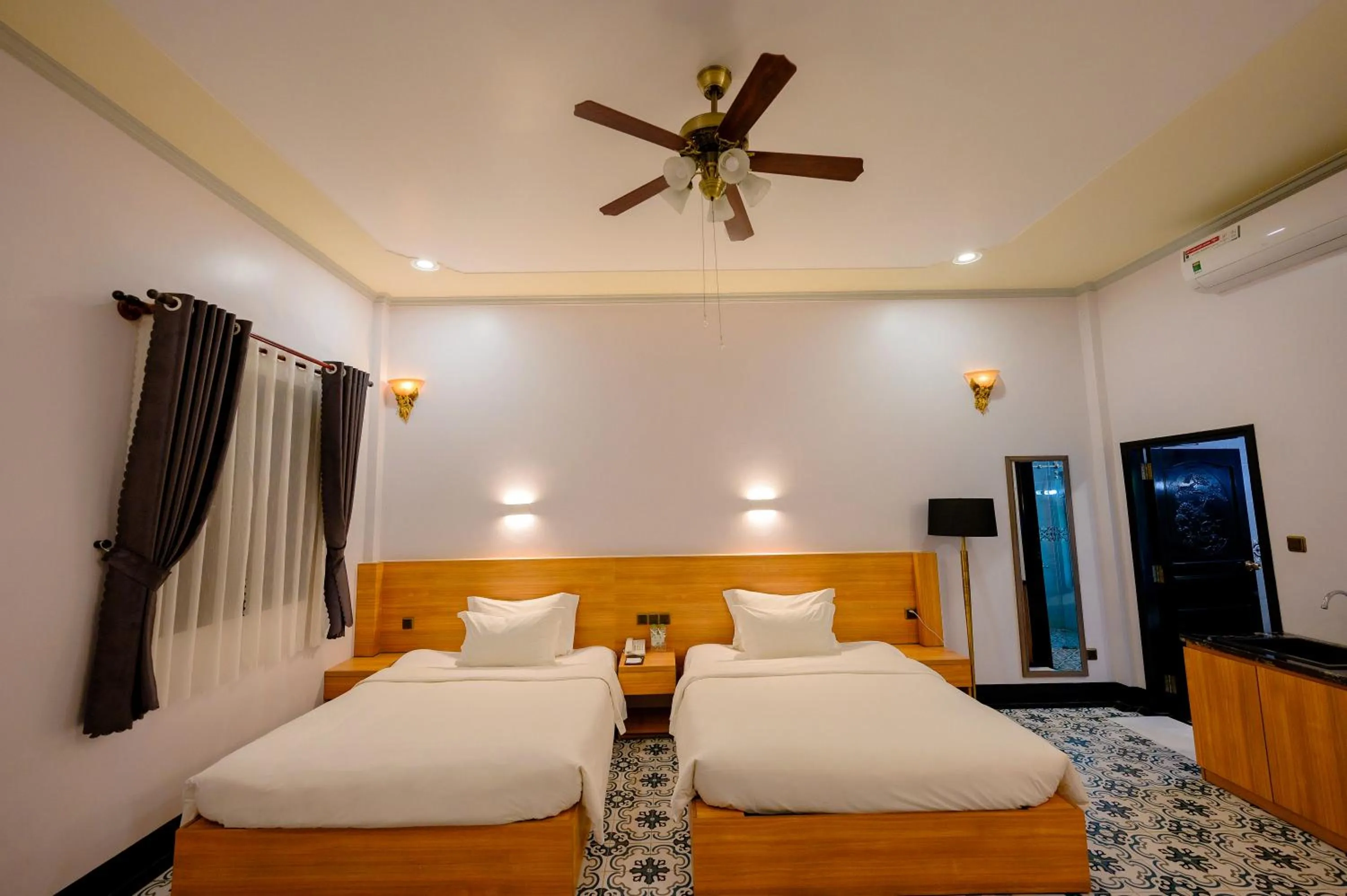 Bed in Cantho Eco Resort