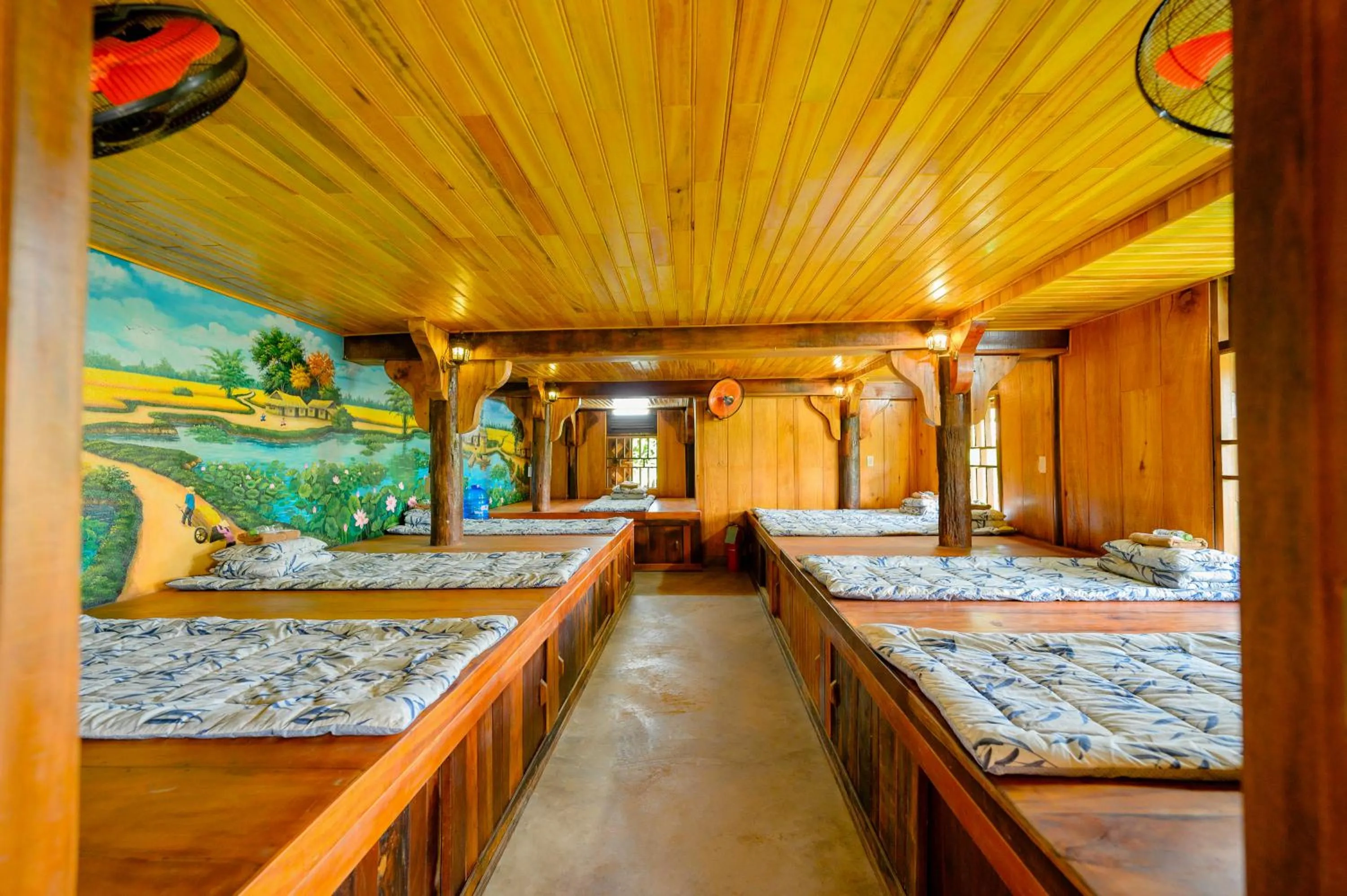 Bed in Cantho Eco Resort