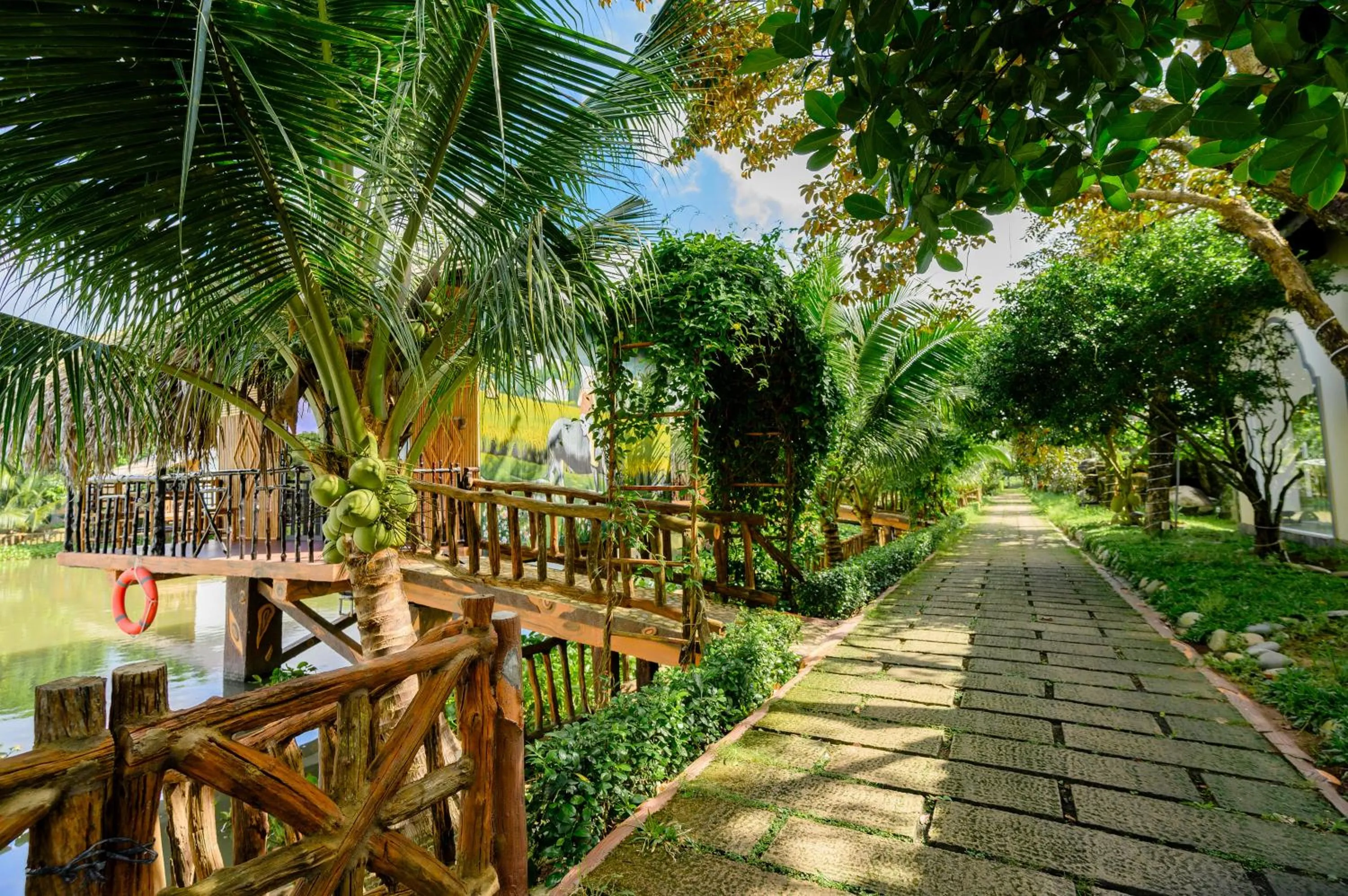 Property building in Cantho Eco Resort