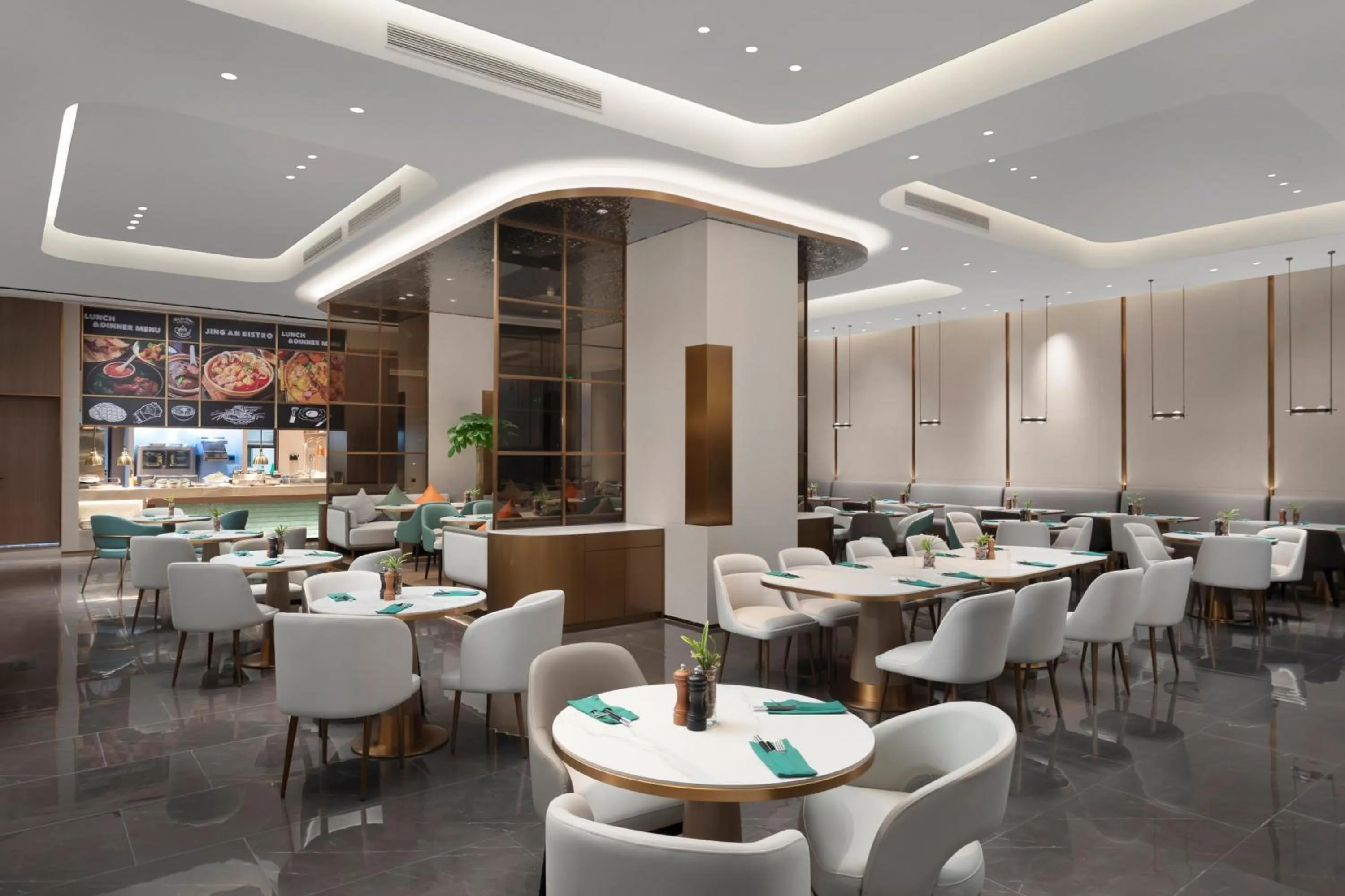 Restaurant/places to eat in Holiday Inn Express Zhabei Shanghai, an IHG Hotel