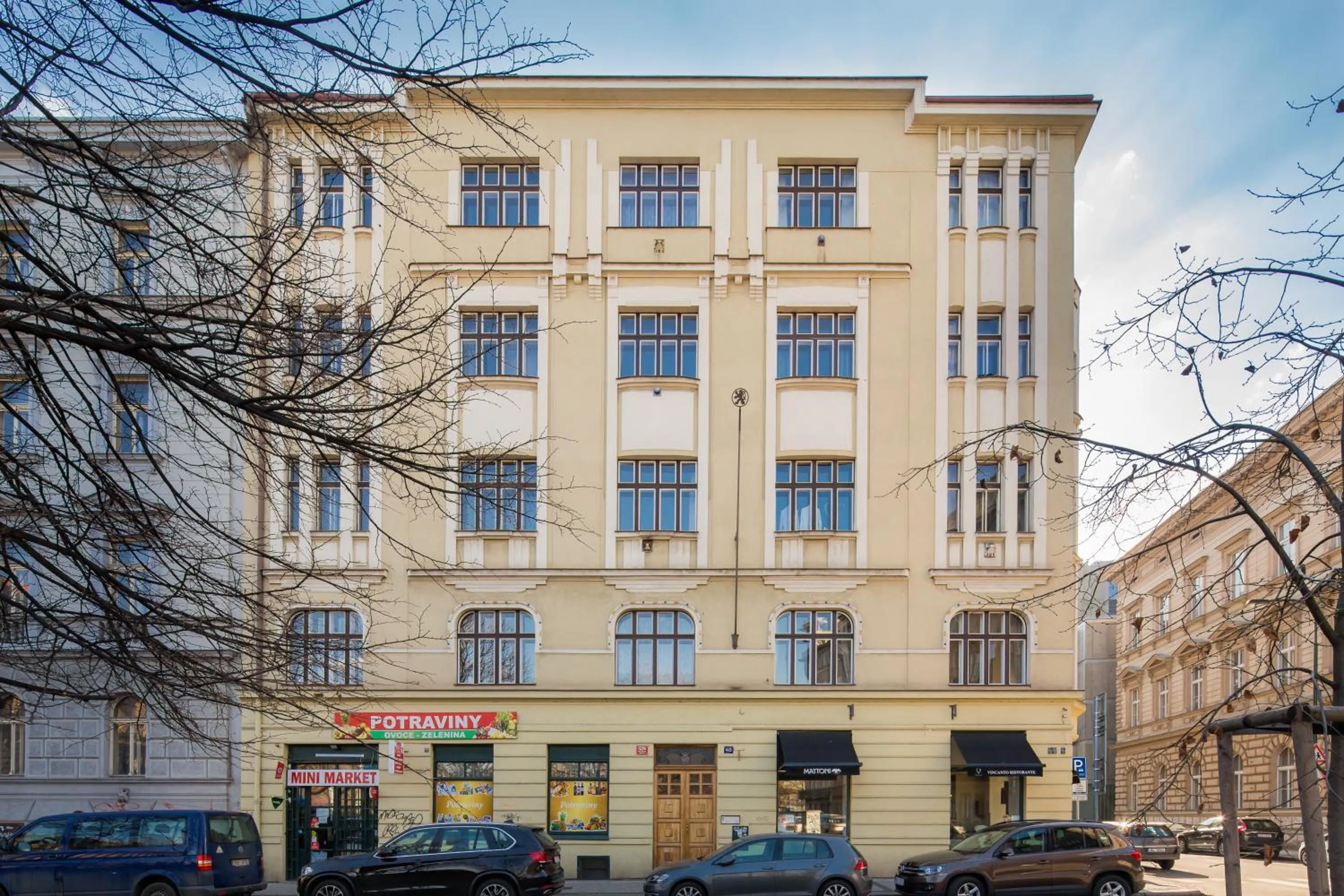 Property building in Vincanto Rooms Old Town Prague1
