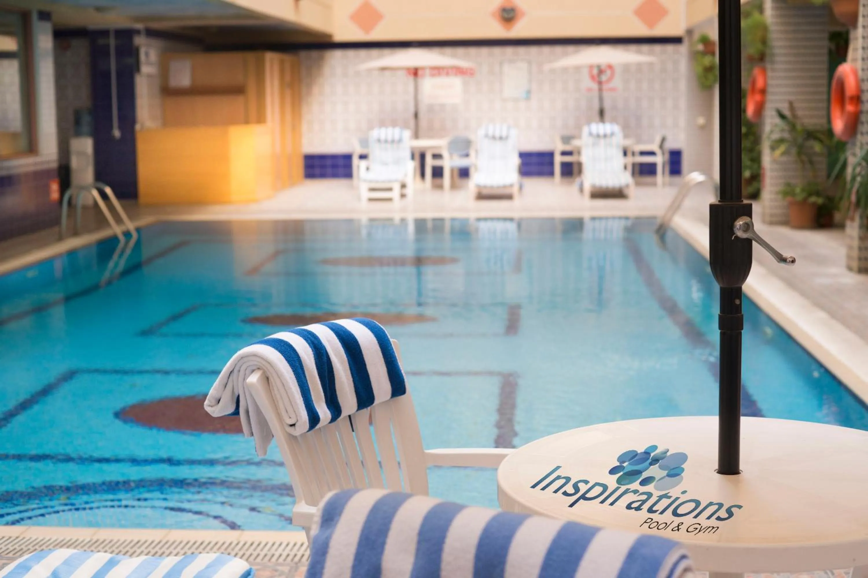 Pool view in Swiss International Palace Hotel Manama