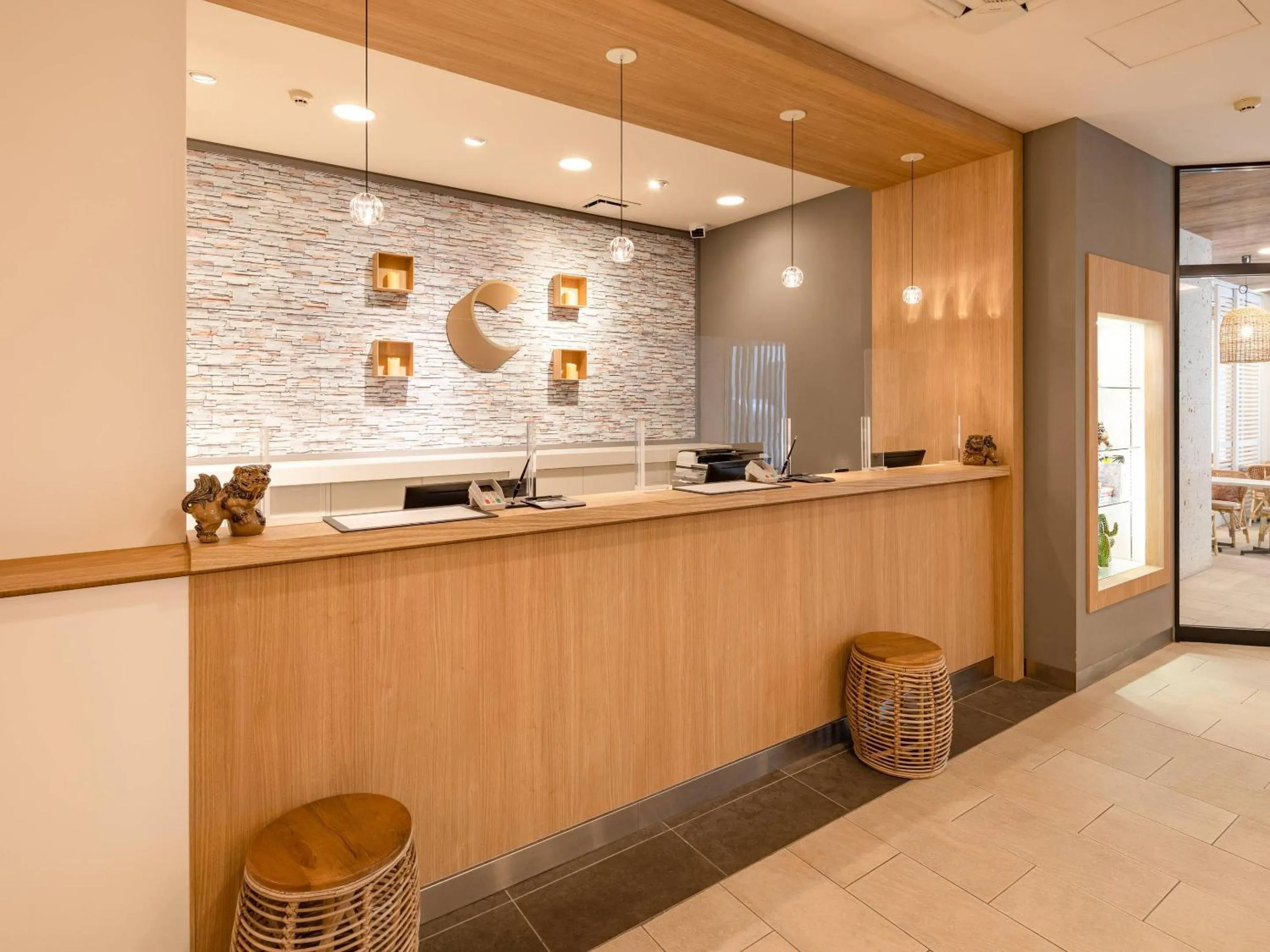 Lobby or reception in Comfort Inn Naha Tomari Port