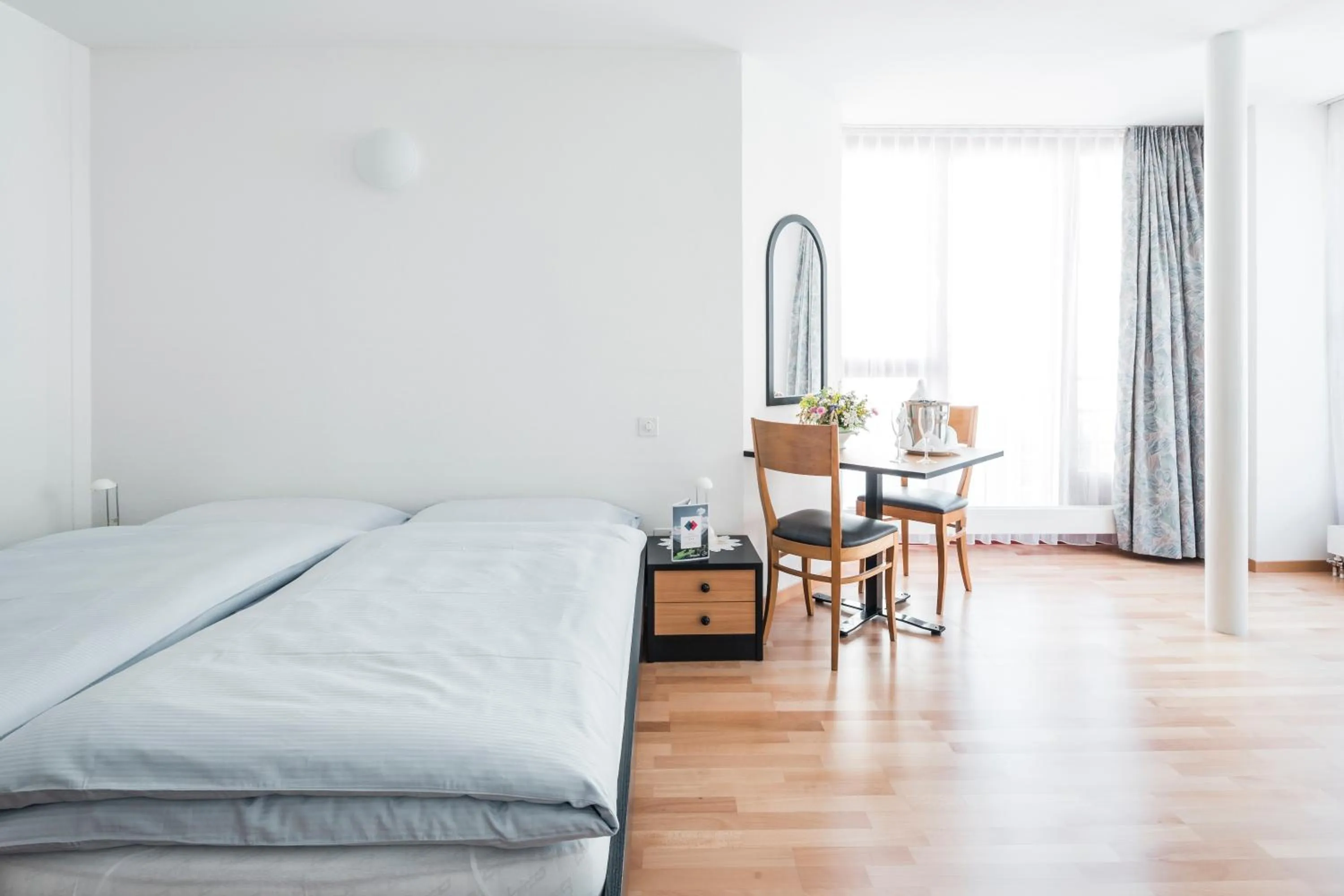 Bed in Raselli Sport Hotel