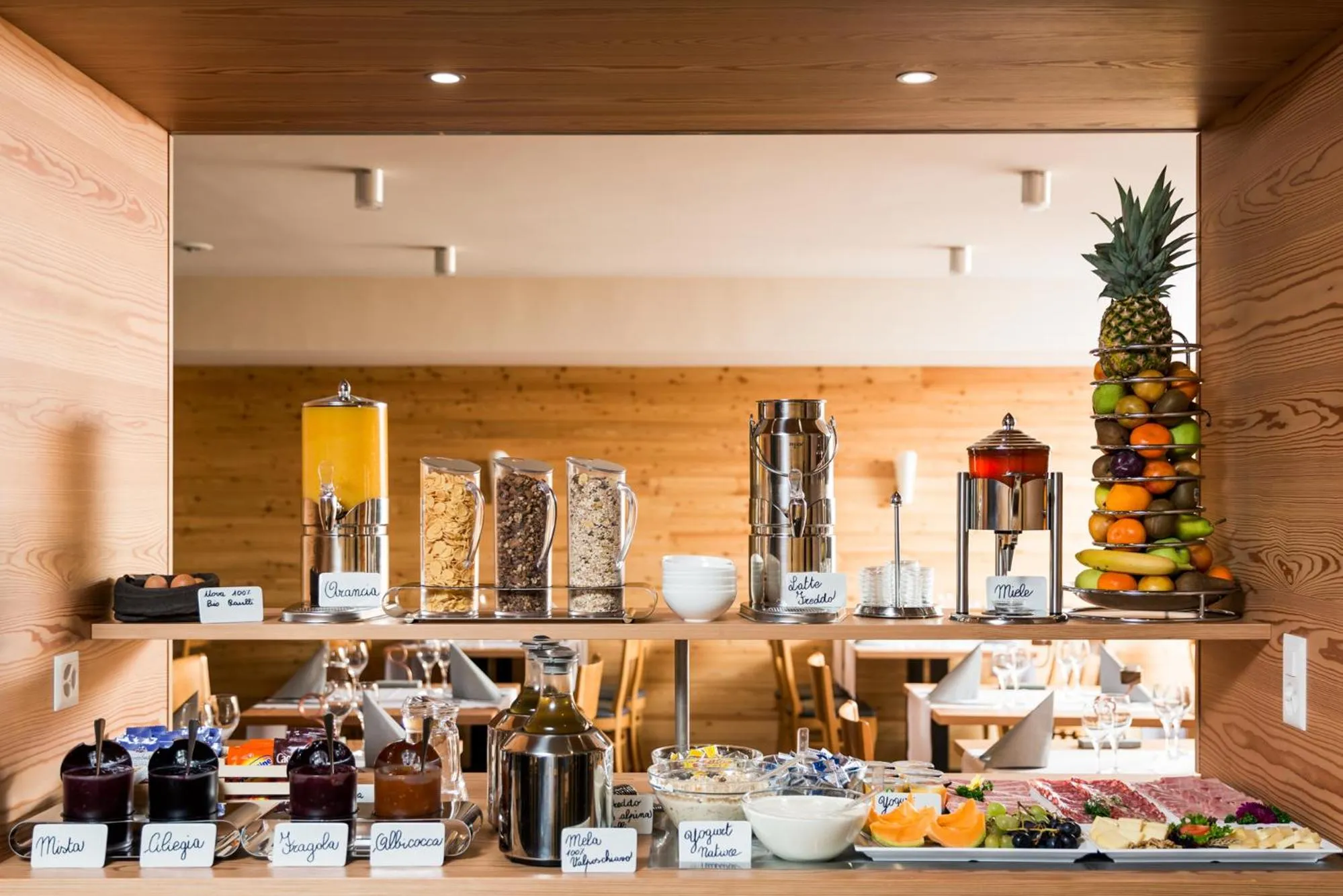 Food close-up in Raselli Sport Hotel