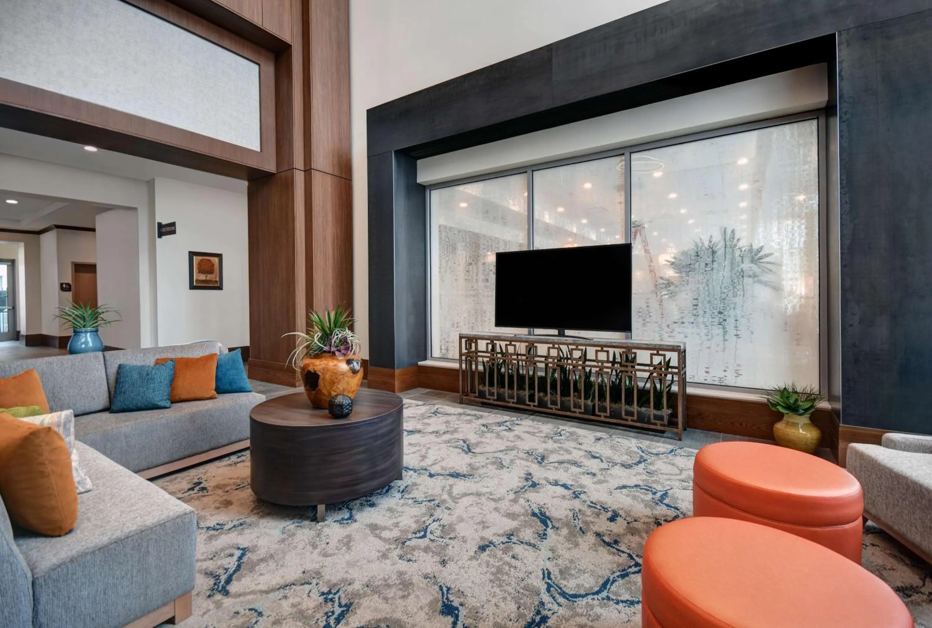 Lobby or reception in Hilton Garden Inn Houston Medical Center, TX