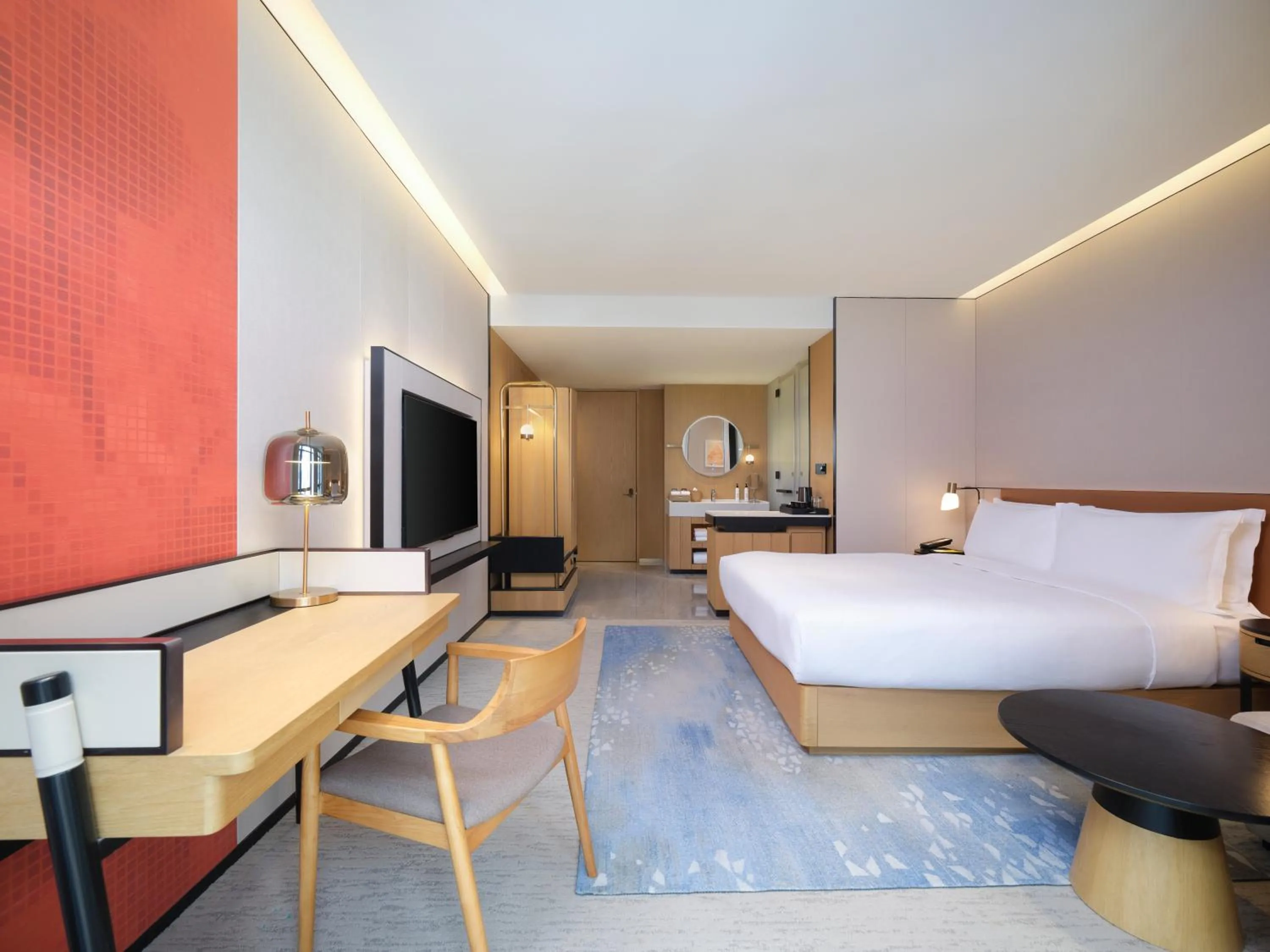 Bed in The Mercury Garden Shenzhen Nanshan, A Tribute Portfolio Hotel