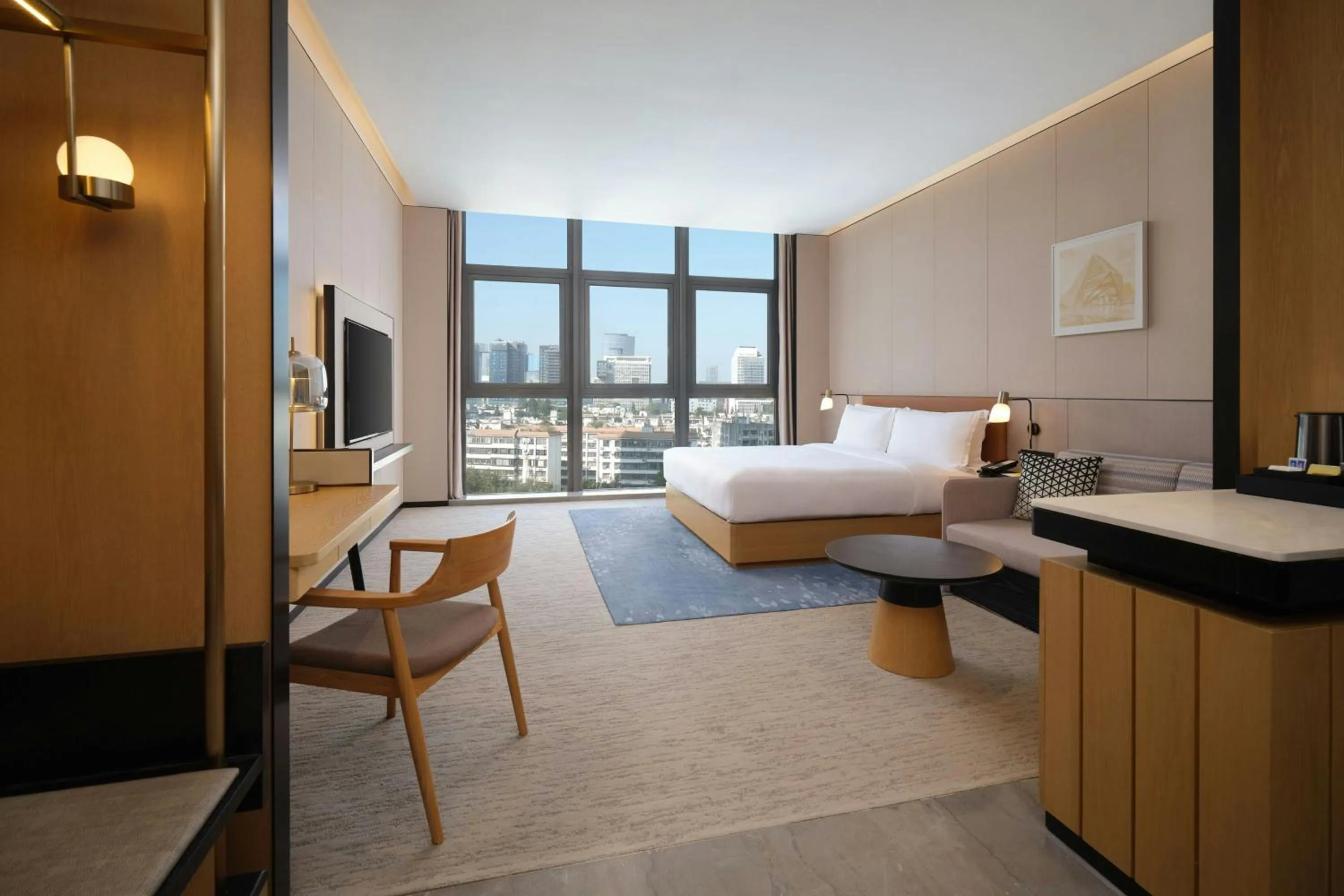 Photo of the whole room, Bed in The Mercury Garden Shenzhen Nanshan, A Tribute Portfolio Hotel