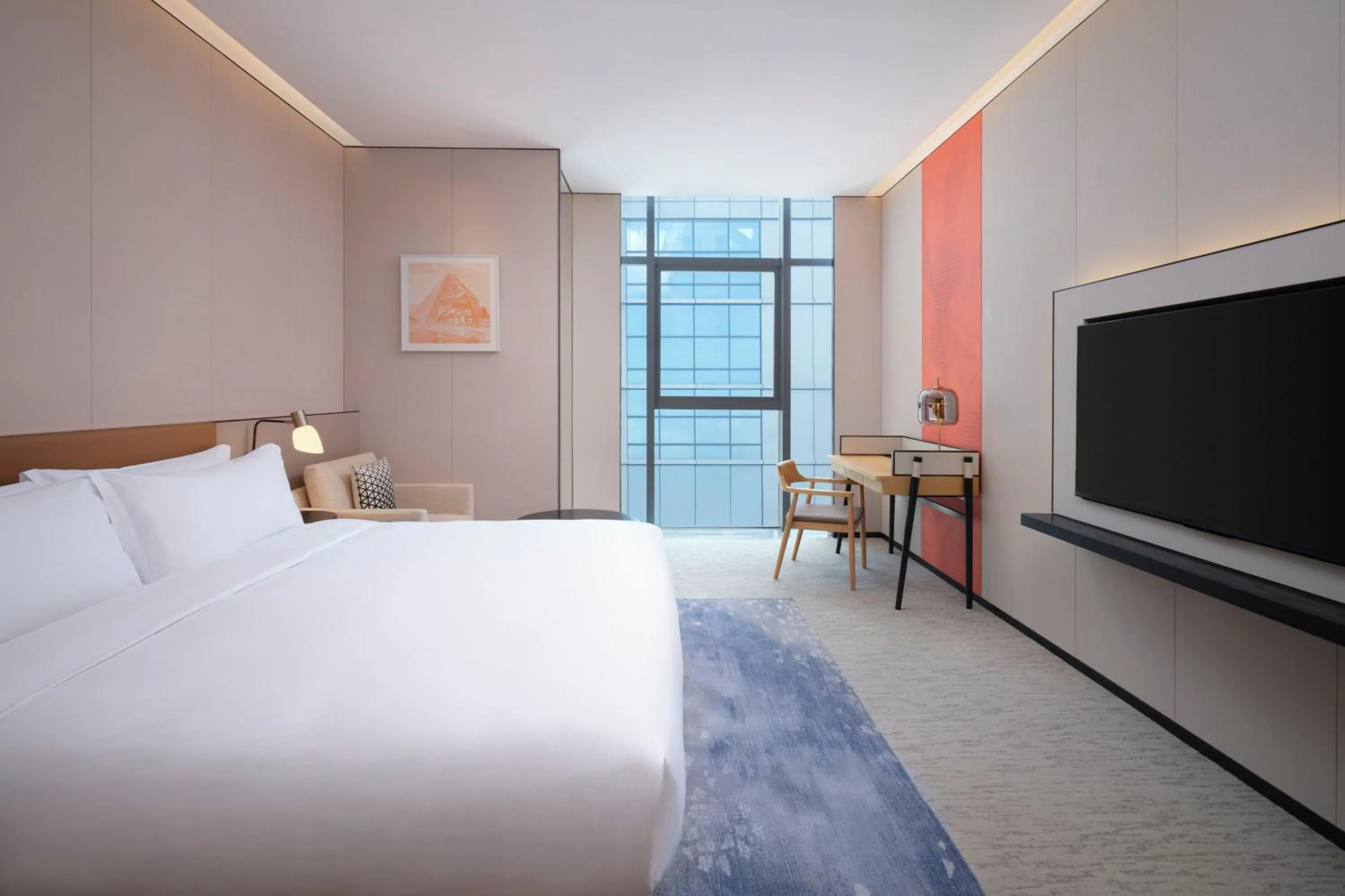 Photo of the whole room, Bed in The Mercury Garden Shenzhen Nanshan, A Tribute Portfolio Hotel