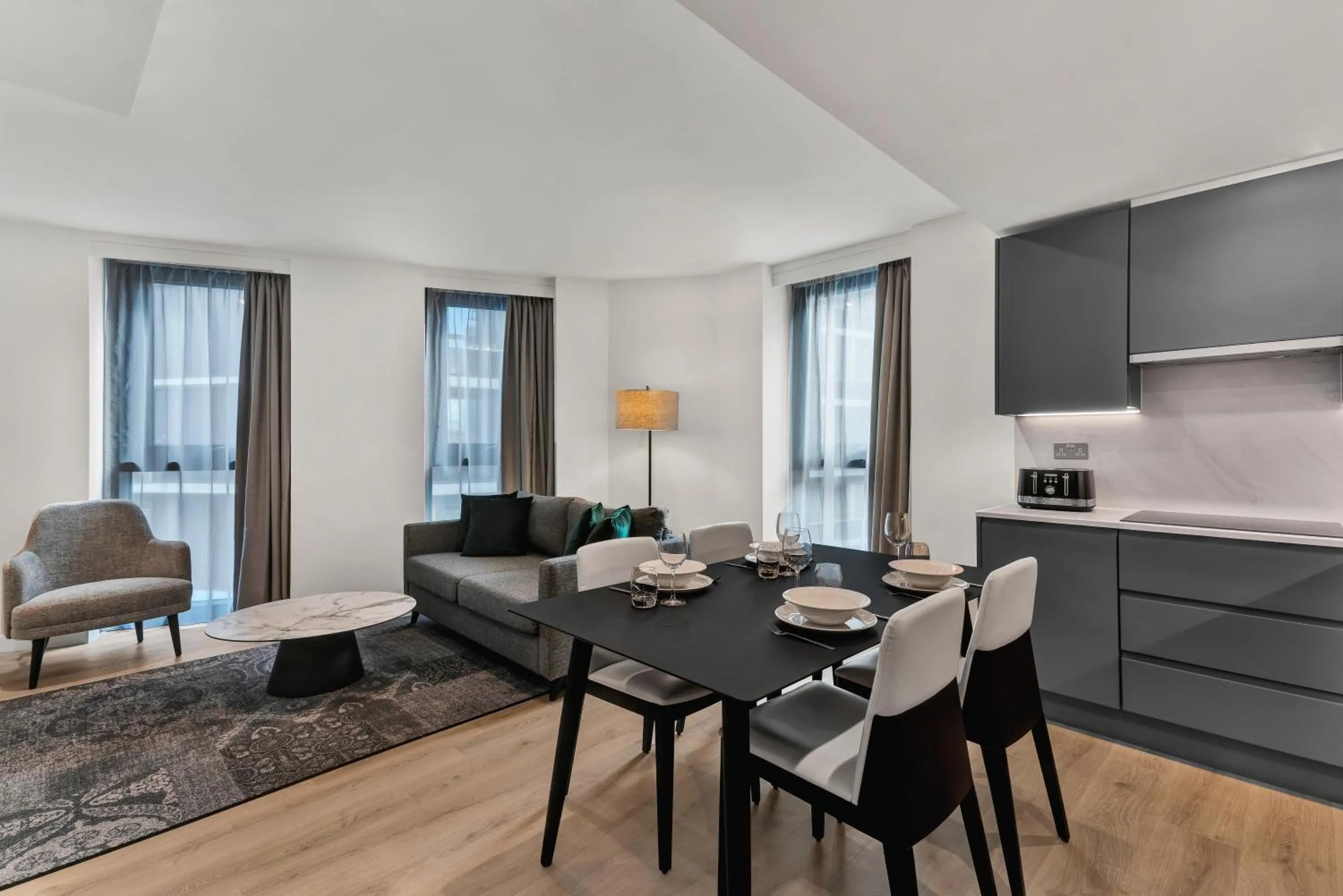 Kitchen or kitchenette in CitySuites 2 Aparthotel