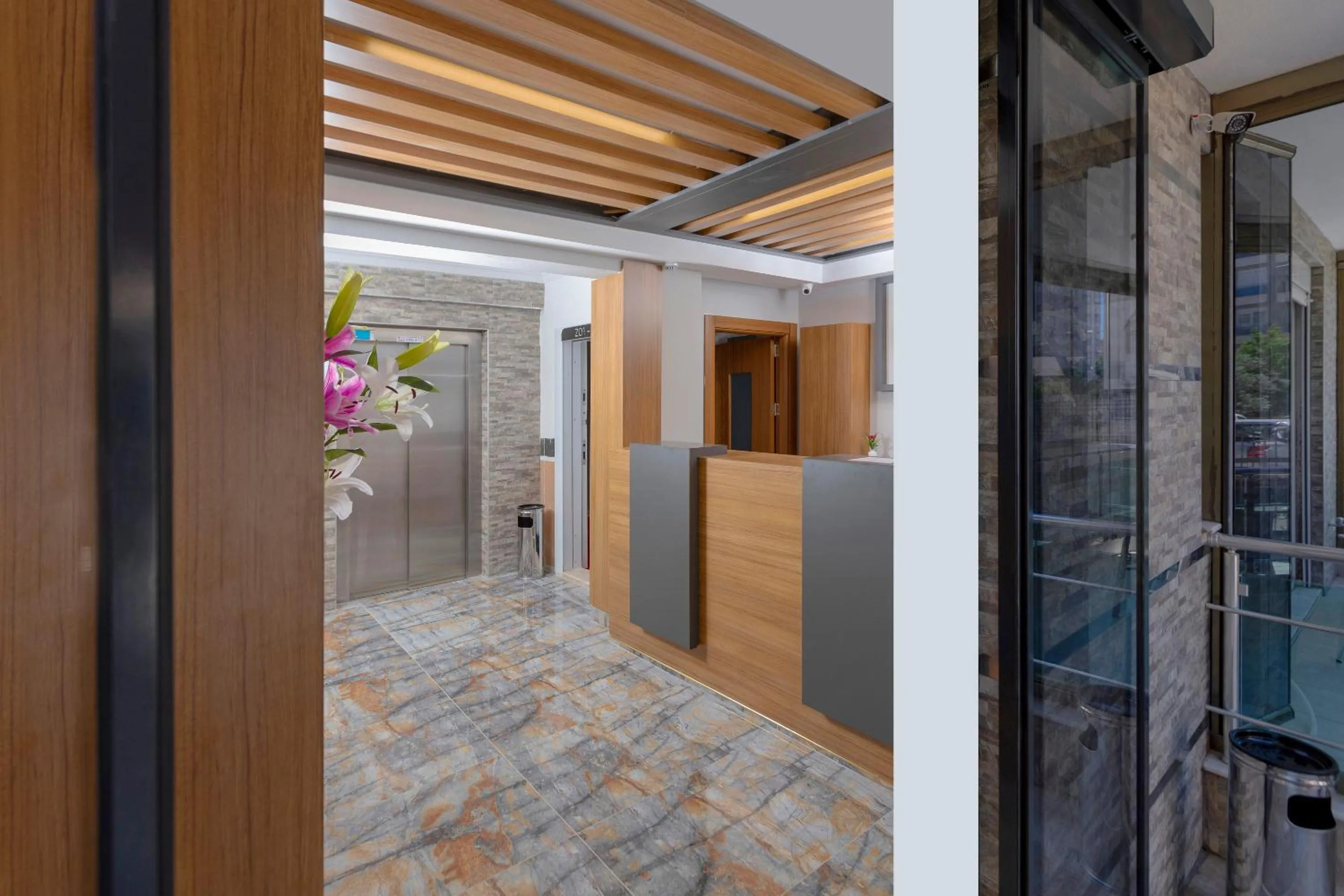 Lobby or reception in Toprak Apart Otel