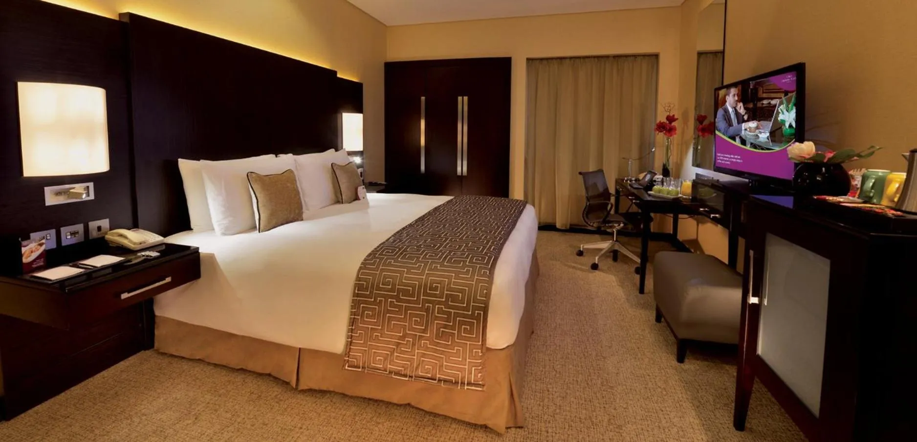 Bedroom, Bed in Crowne Plaza Bahrain by IHG