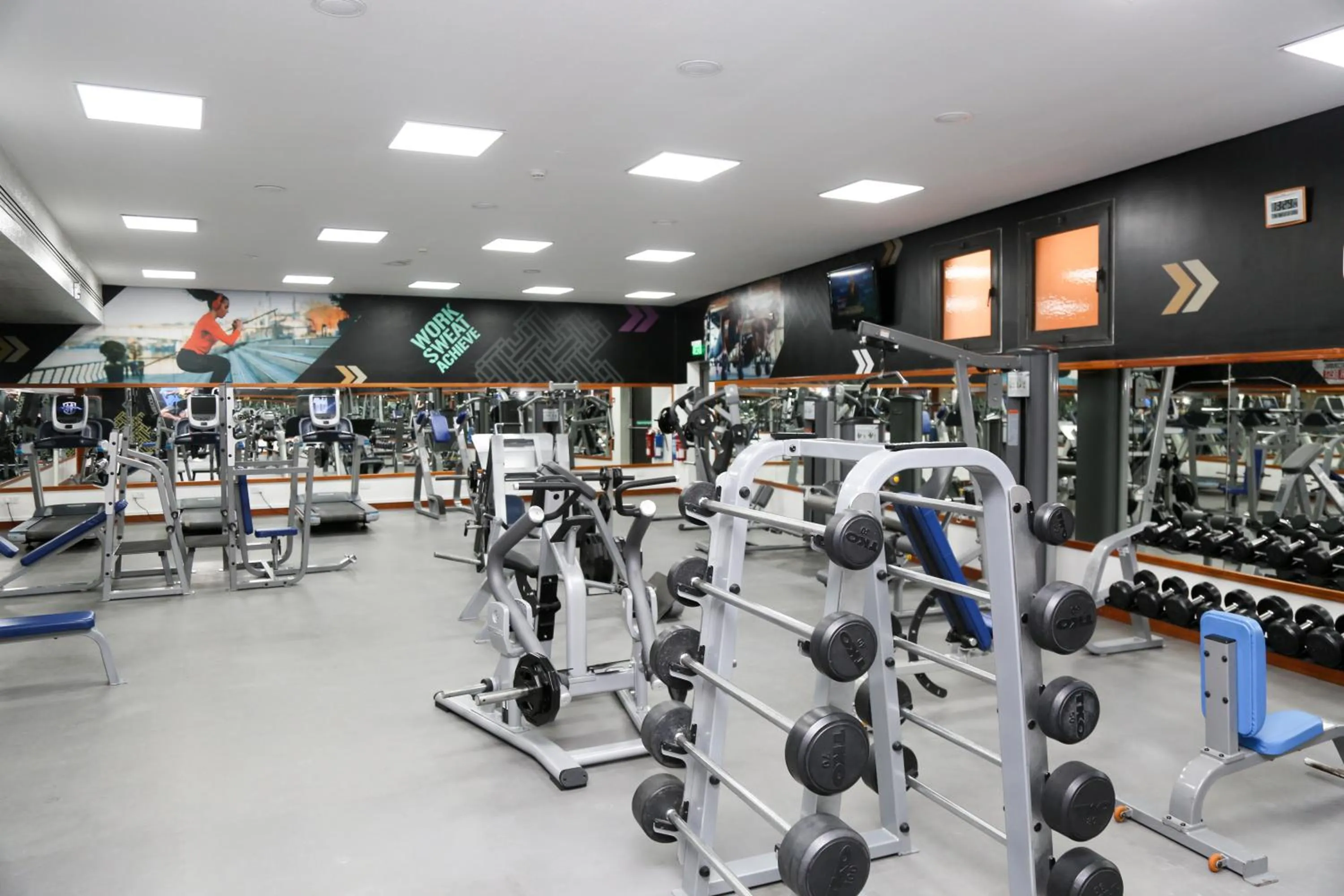 Fitness centre/facilities in Crowne Plaza Bahrain by IHG