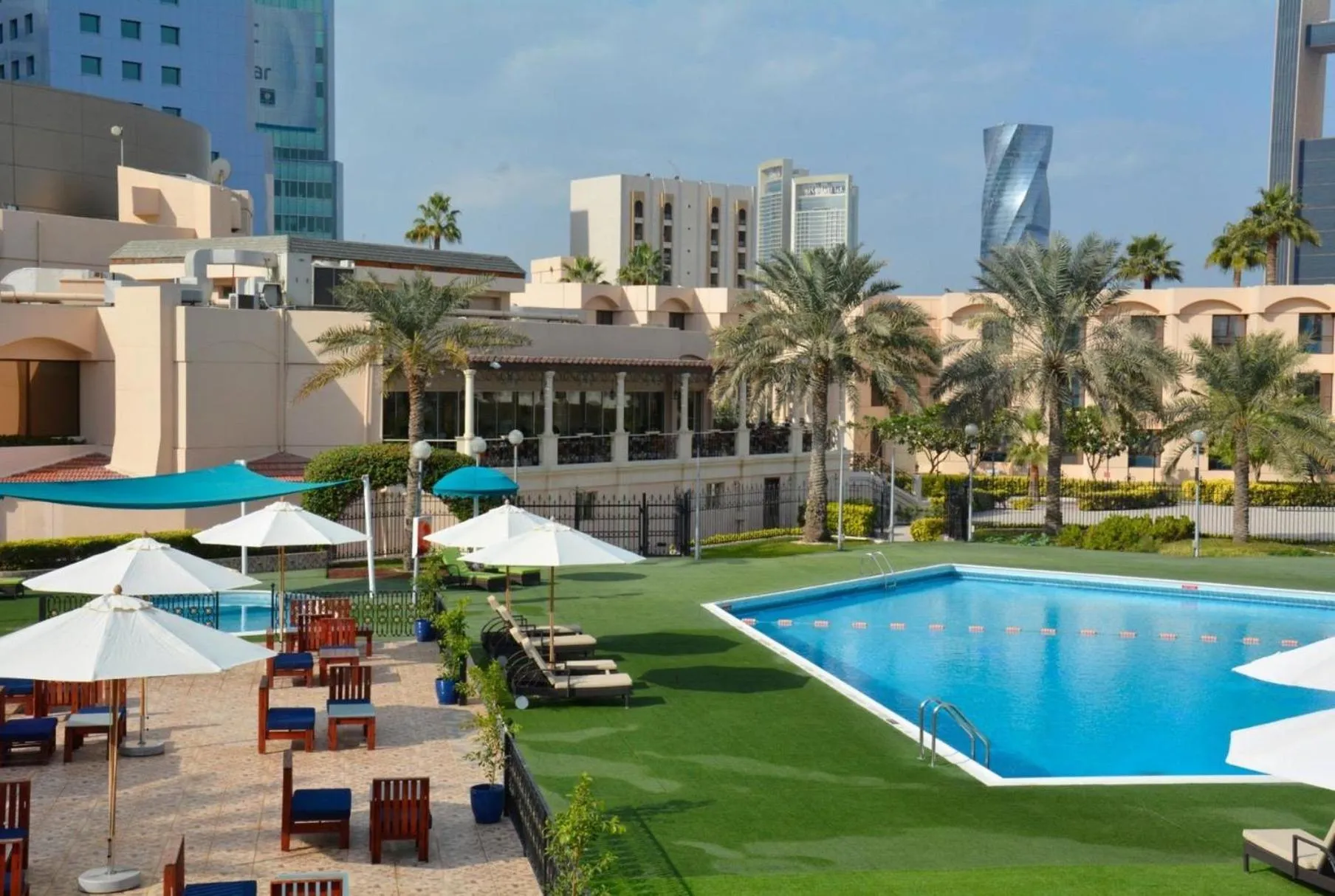 Swimming pool in Crowne Plaza Bahrain by IHG