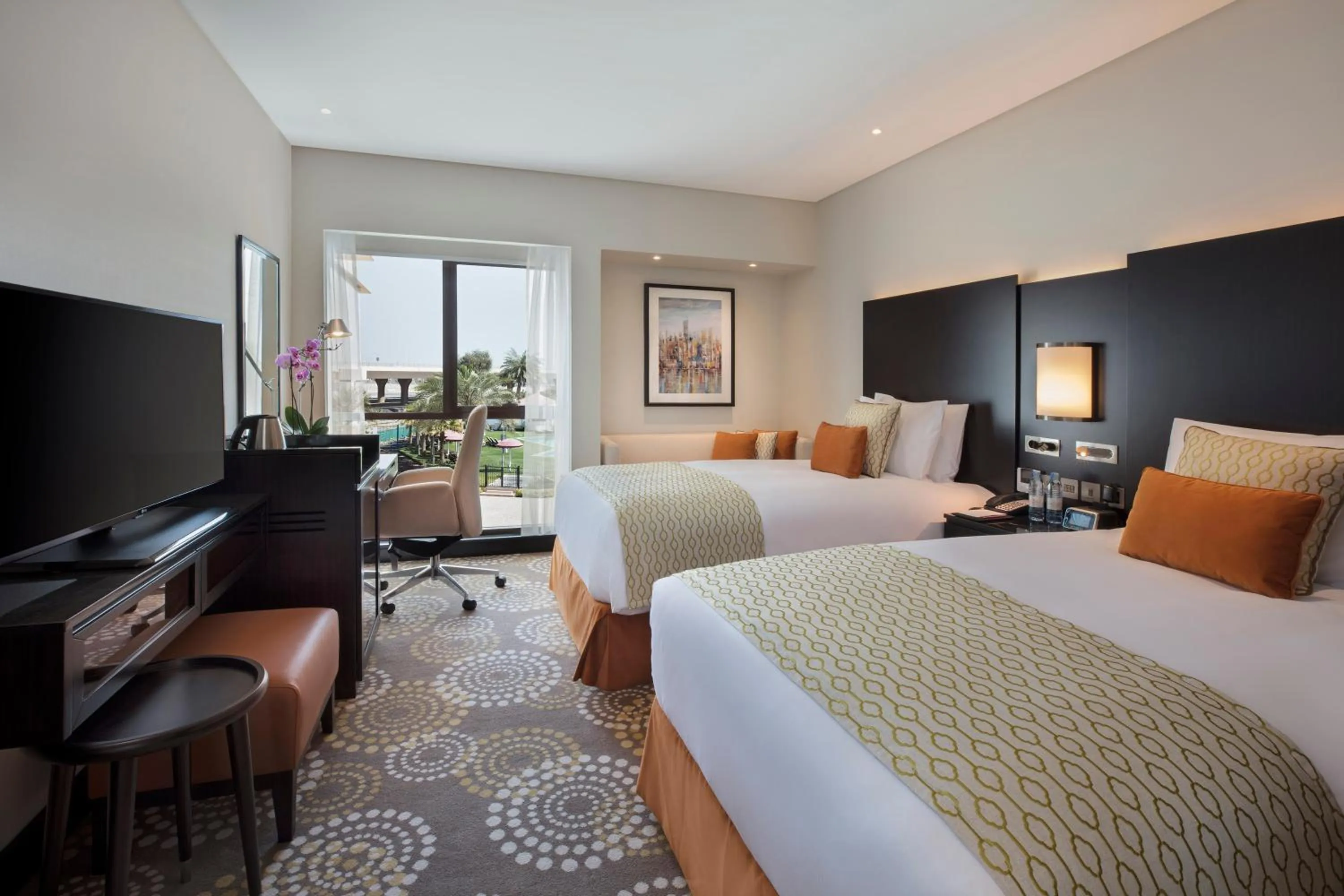 Coffee/tea facilities, Bed in Crowne Plaza Bahrain by IHG