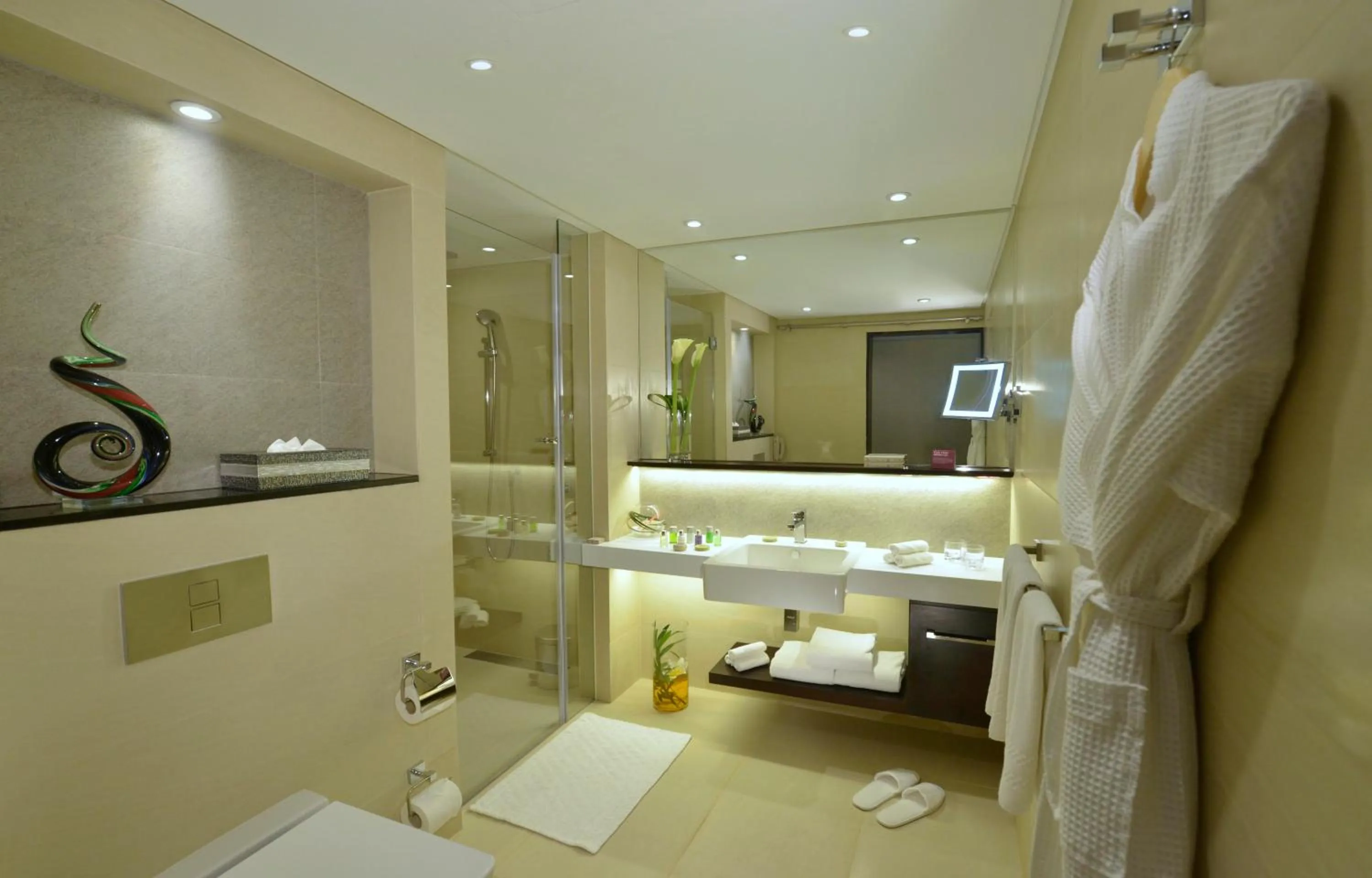 Shower in Crowne Plaza Bahrain by IHG