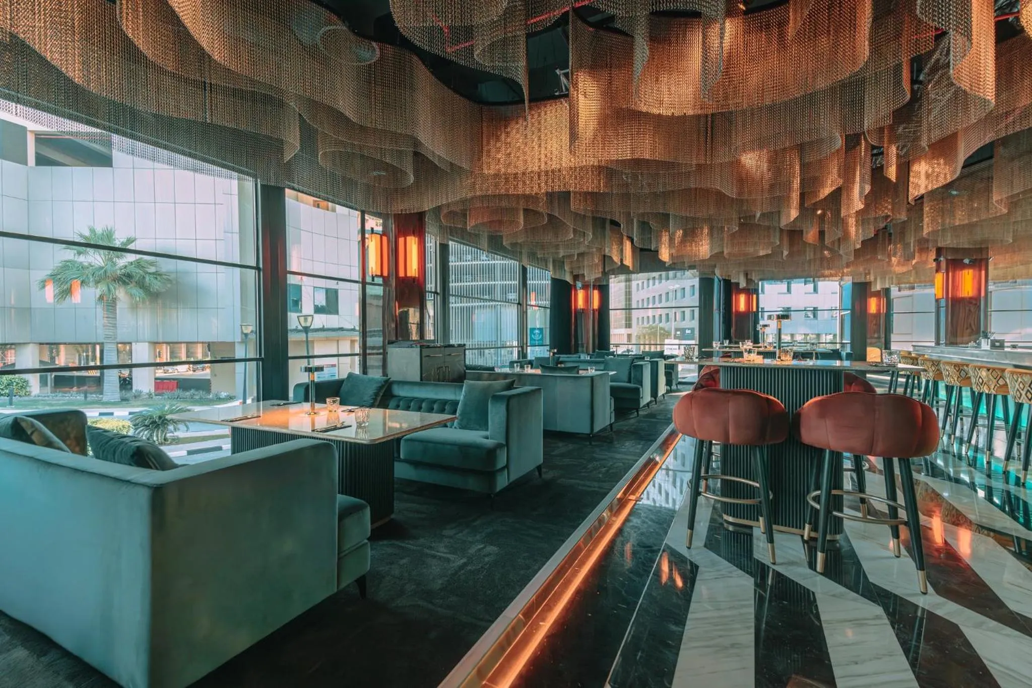 Lounge or bar in Crowne Plaza Bahrain by IHG