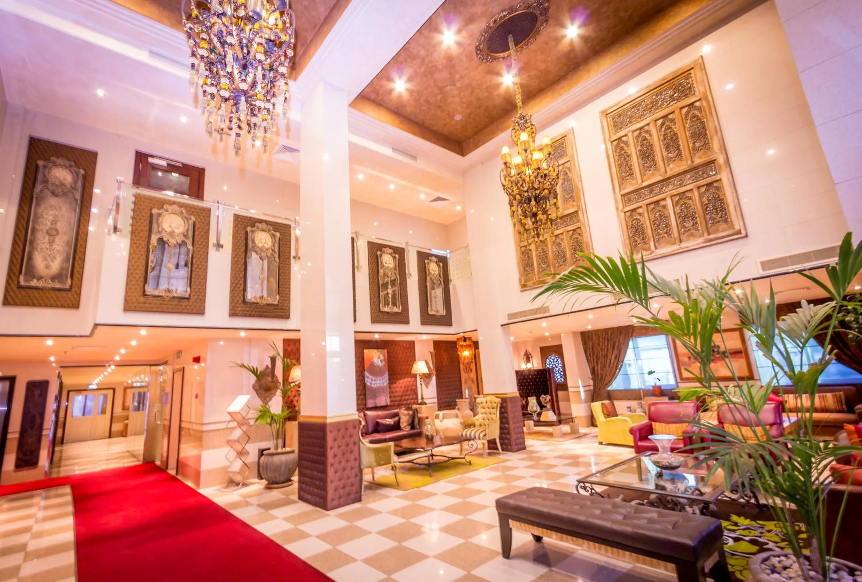 Lobby or reception in Elite Seef Residence And Hotel
