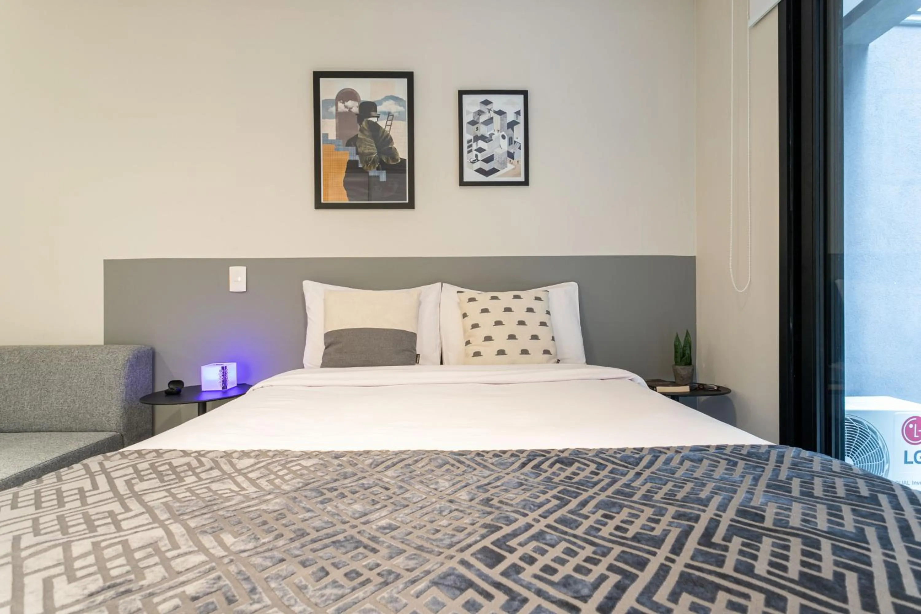 Bed in Charlie Itaim Bueno Brandão